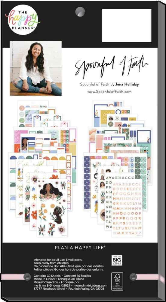 The Happy Planner x Spoonful of Faith Value Pack Stickers - Faith - Mini - Image 6