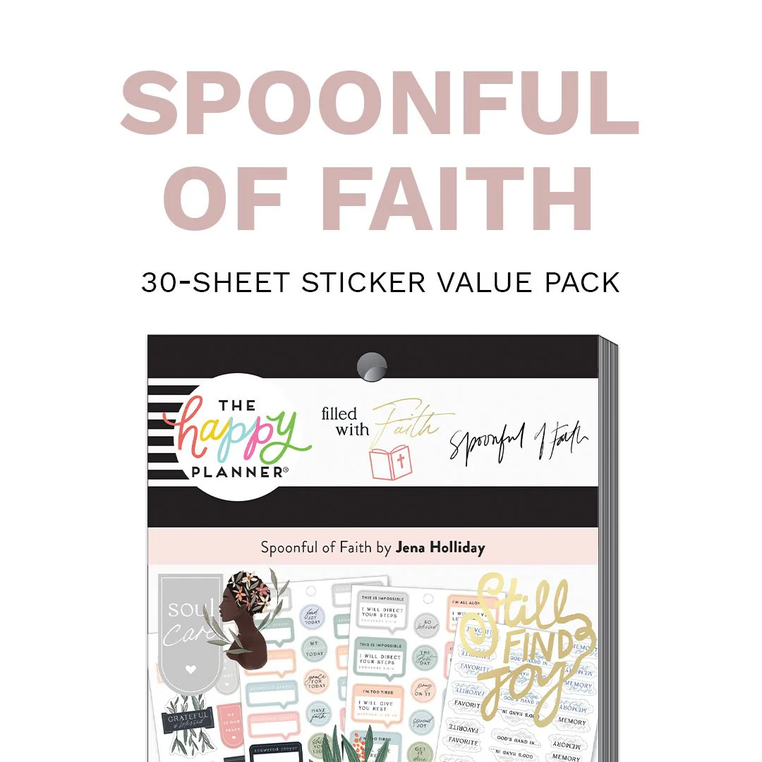 The Happy Planner x Spoonful of Faith Value Pack Stickers - Filled with Faith - Image 6