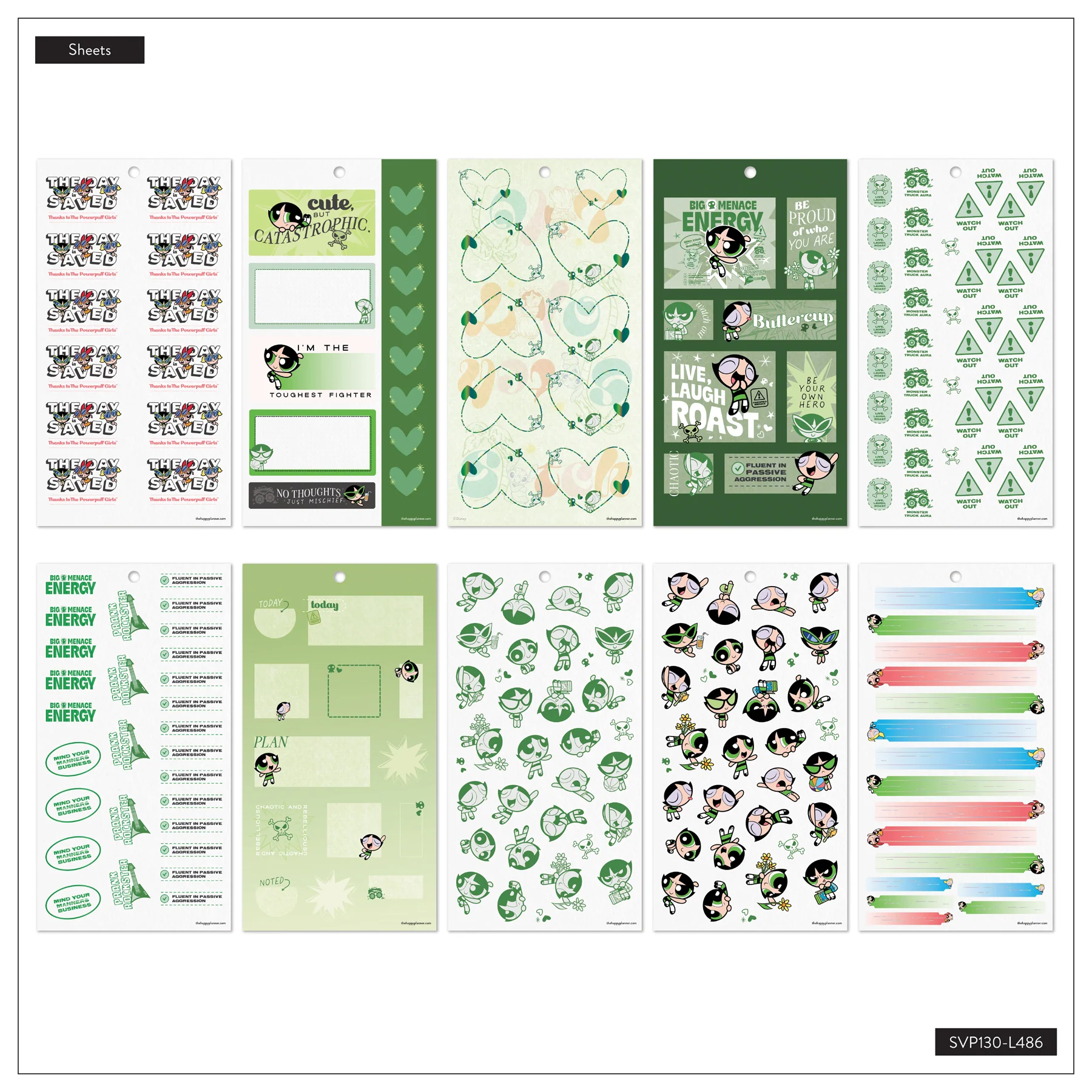 The Powerpuff Girls - Value Pack Stickers - Image 11