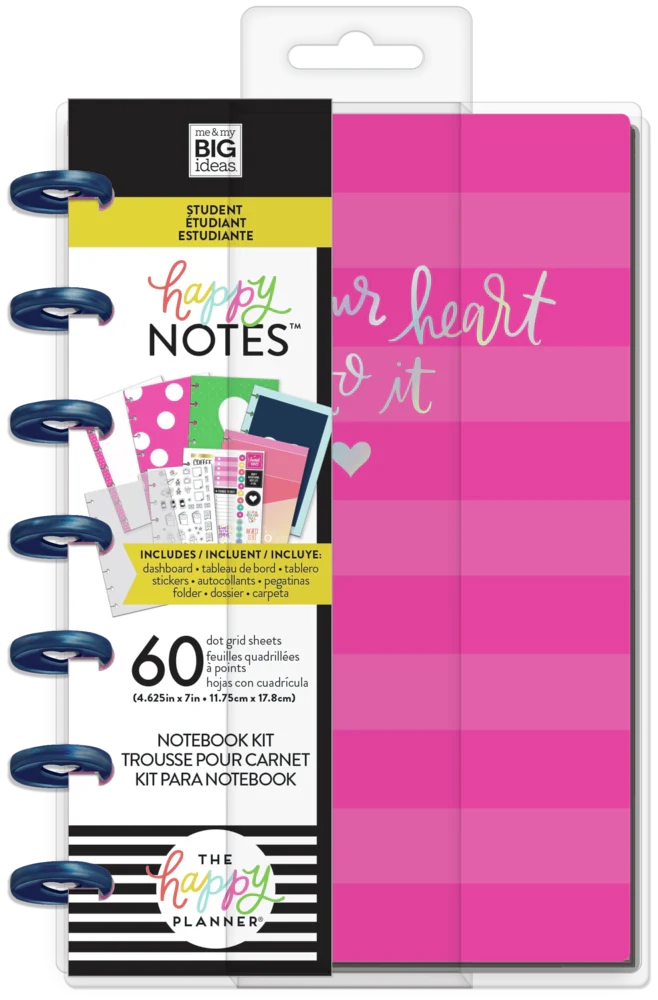 Think Happy - Dot Grid Mini Notebook Kit