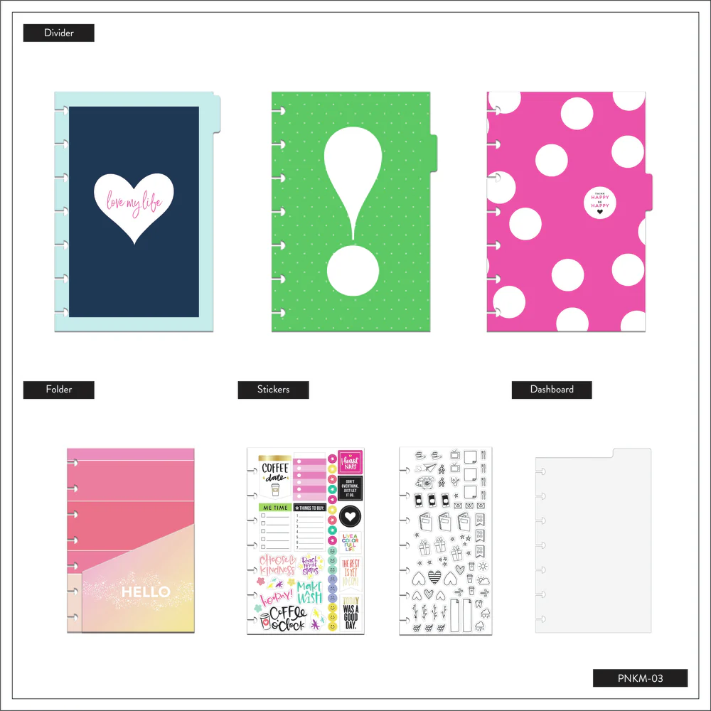 Think Happy - Dot Grid Mini Notebook Kit - Image 2