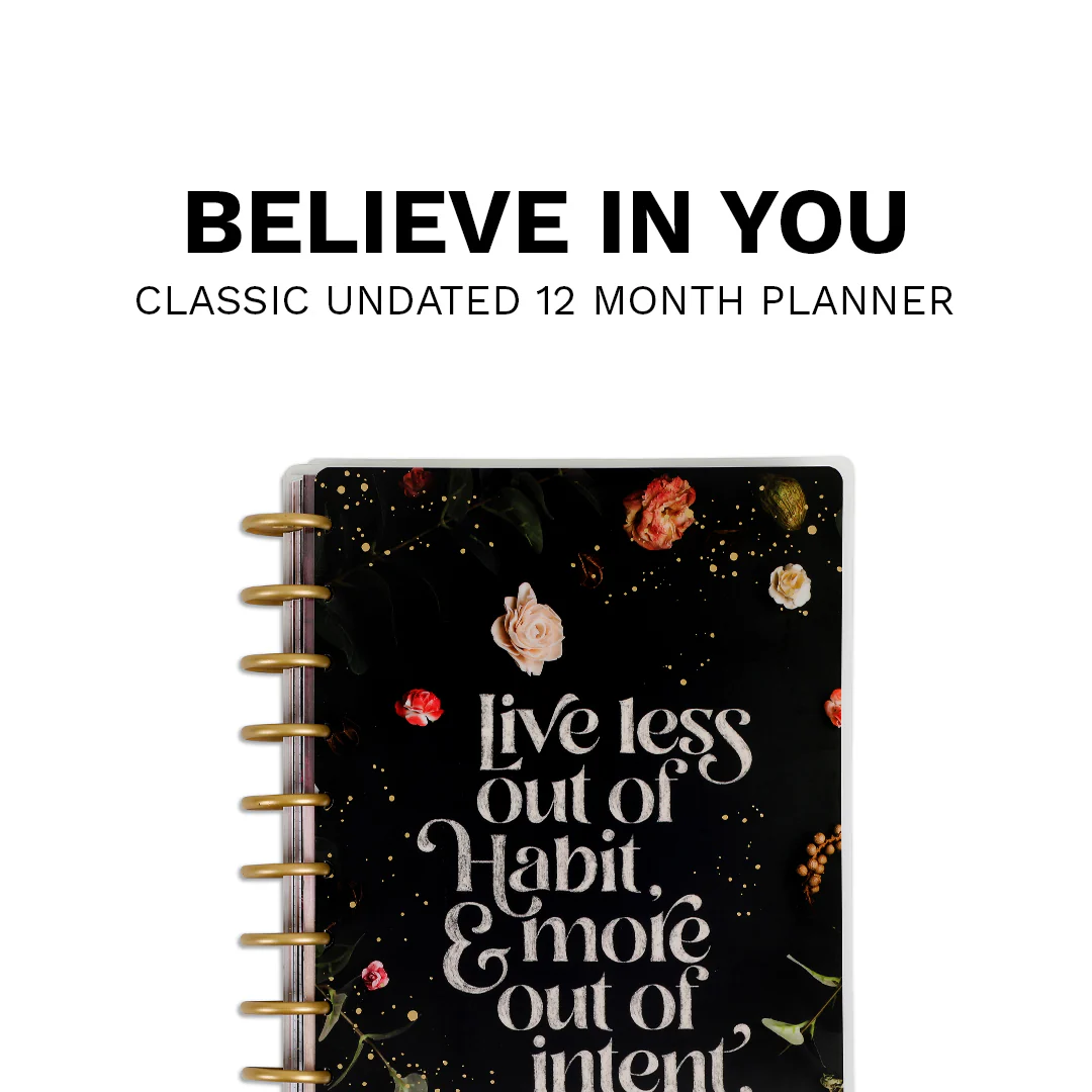 Undated Believe In You Happy Planner - Classic Recovery Layout - 12 Months - Image 11