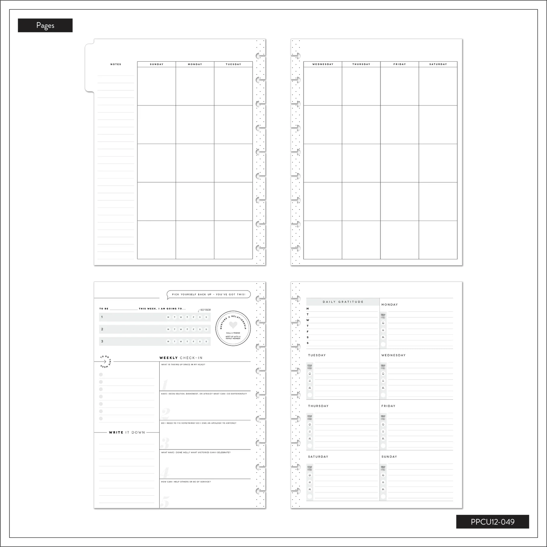 Undated Believe In You Happy Planner - Classic Recovery Layout - 12 Months - Image 9