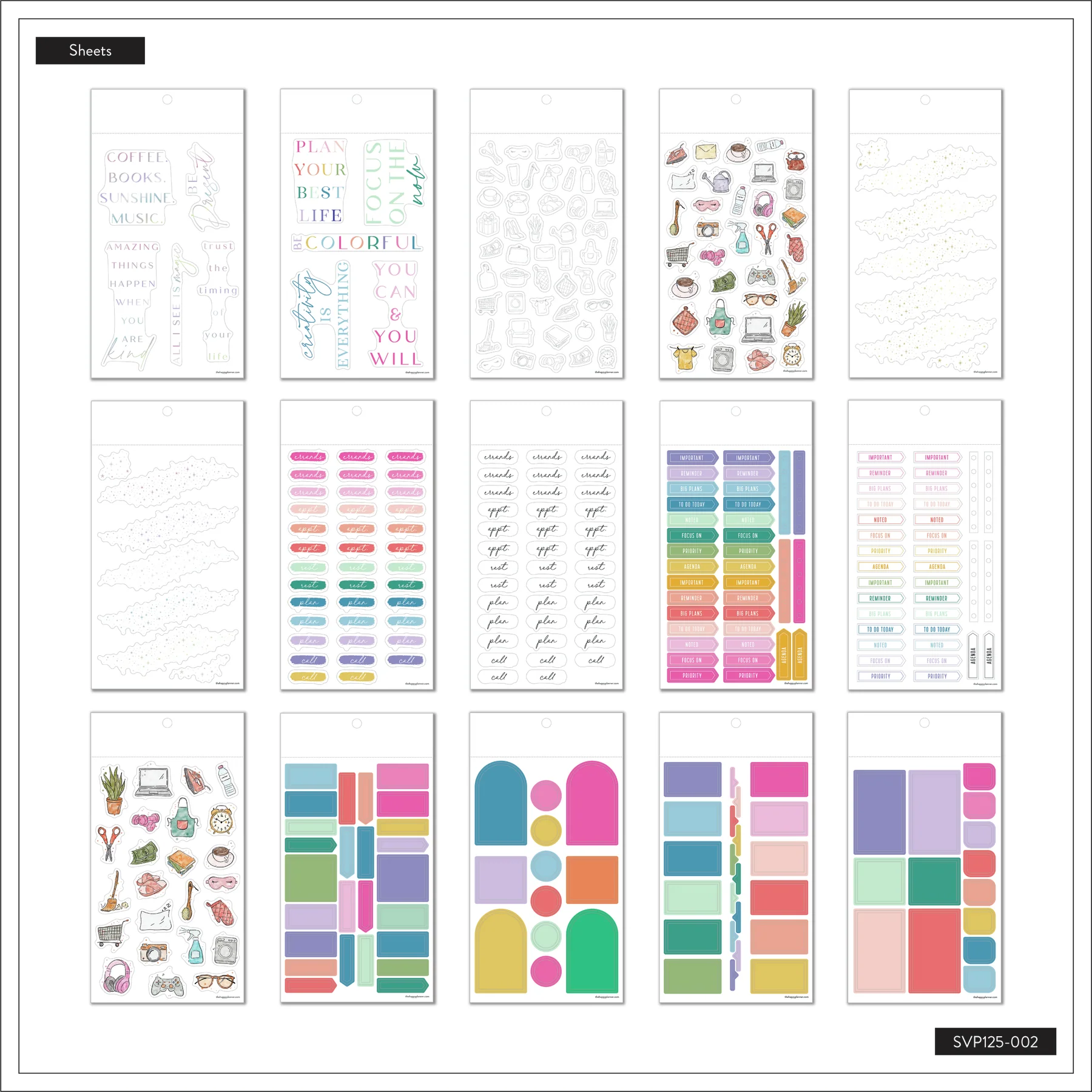 Value Pack Stickers - Bright Clear Essentials - Image 6
