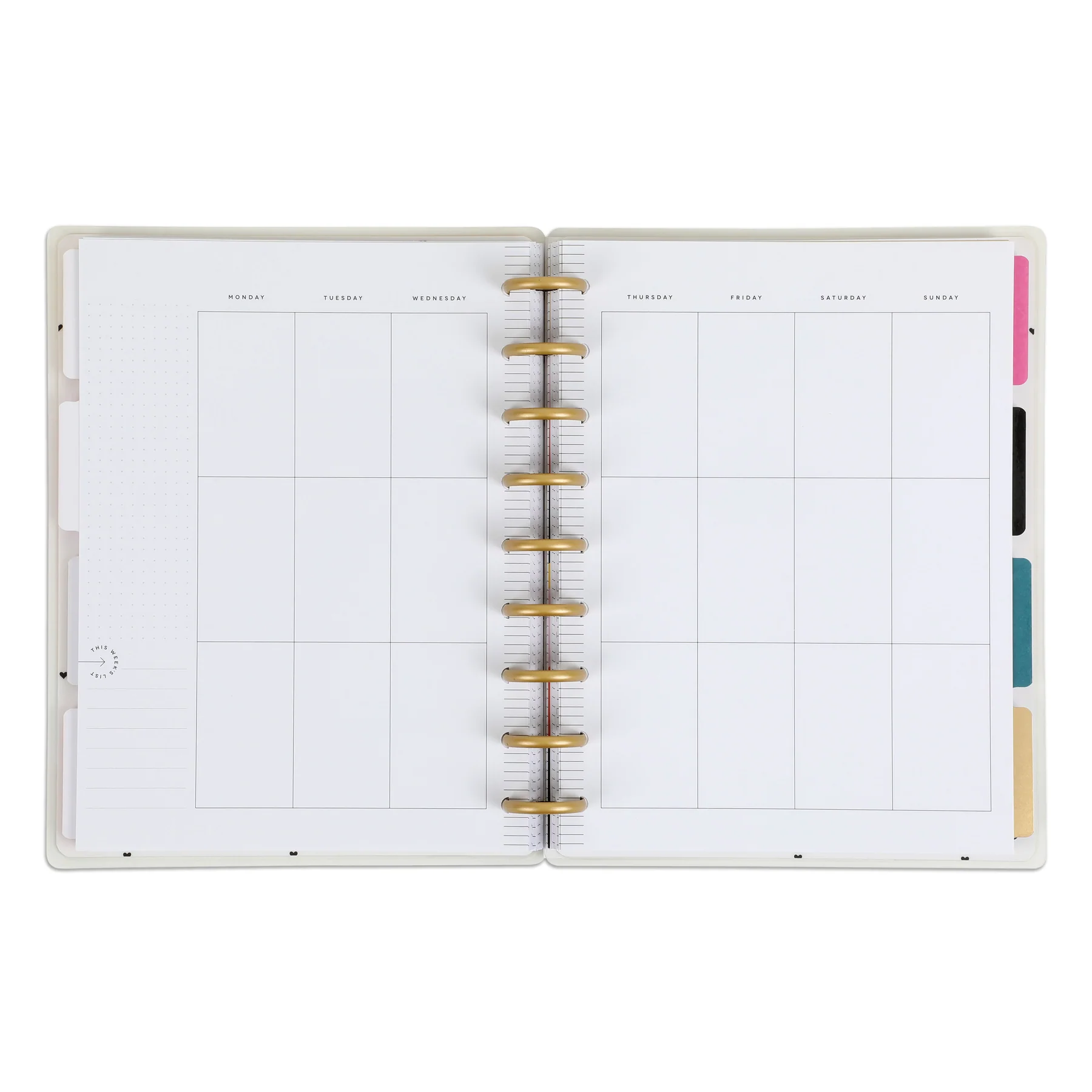 Undated Bright & Fun Happy Planner - Classic Vertical Layout - 12 Months - Image 4