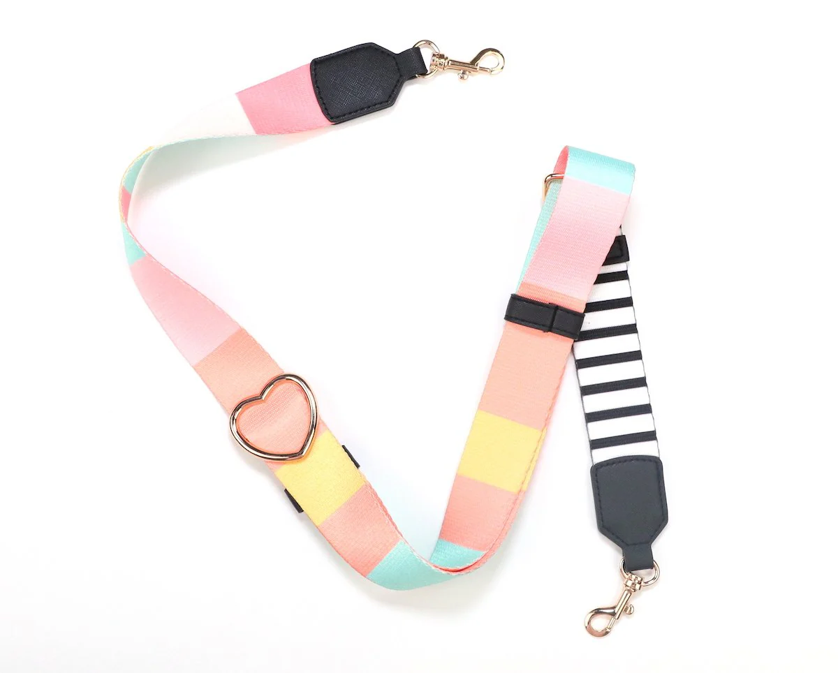 Color Blocked Planner Purse Strap - Image 2