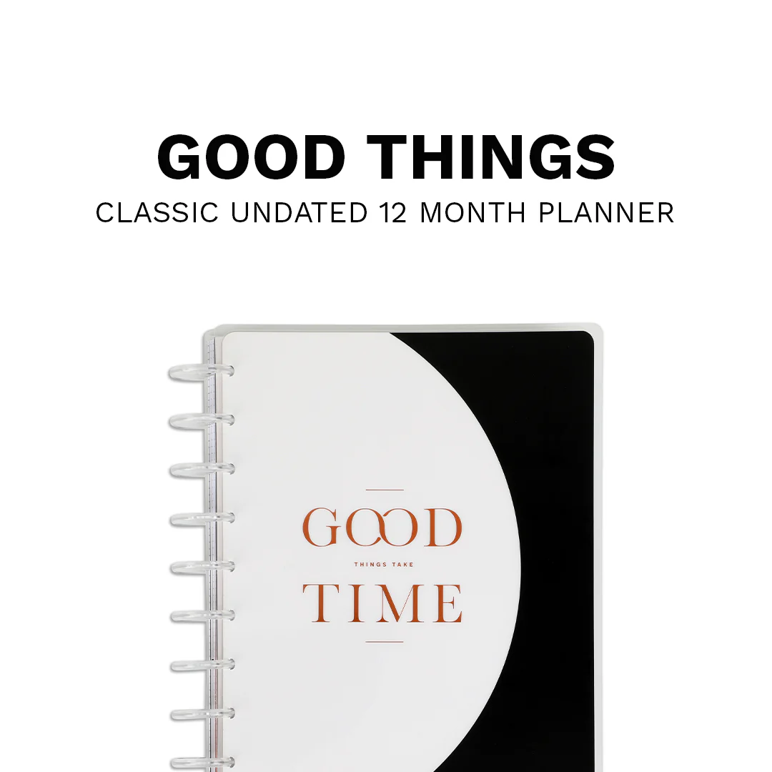Undated Good Things Happy Planner - Classic Dashboard Layout - 12 Months - Image 10