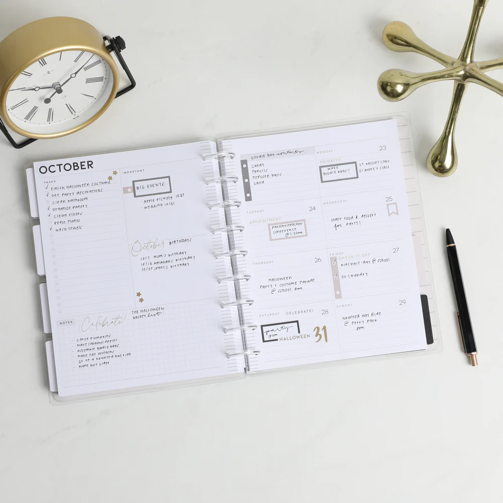 Undated Good Things Happy Planner - Classic Dashboard Layout - 12 Months - Image 3