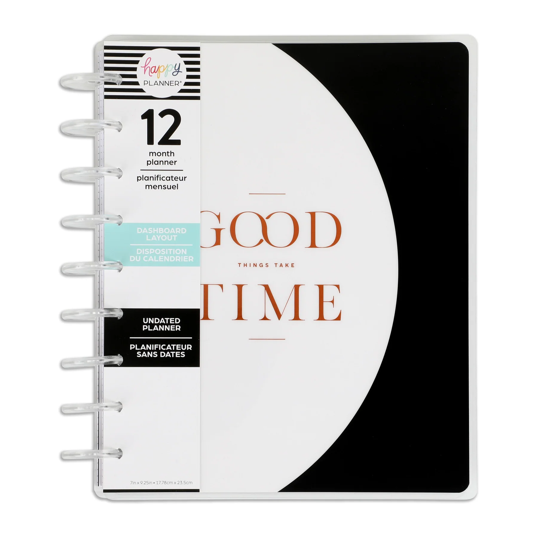 Undated Good Things Happy Planner - Classic Dashboard Layout - 12 Months - Image 9