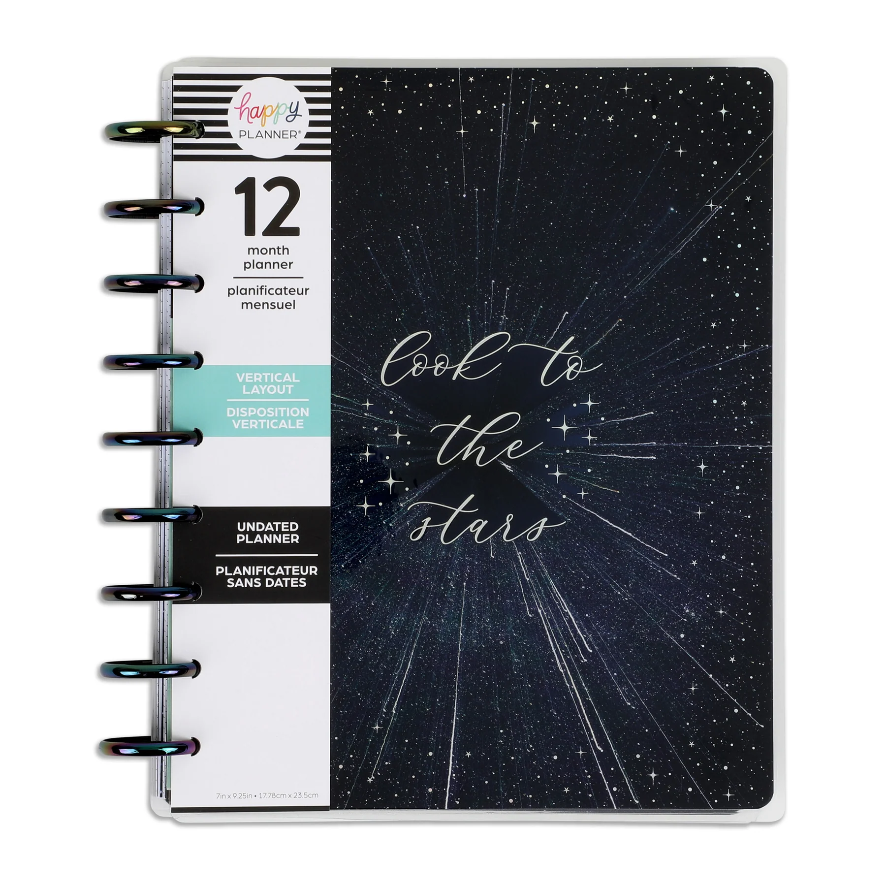 Undated Look to the Stars Happy Planner - Classic Vertical Layout - 12 Months - Image 10