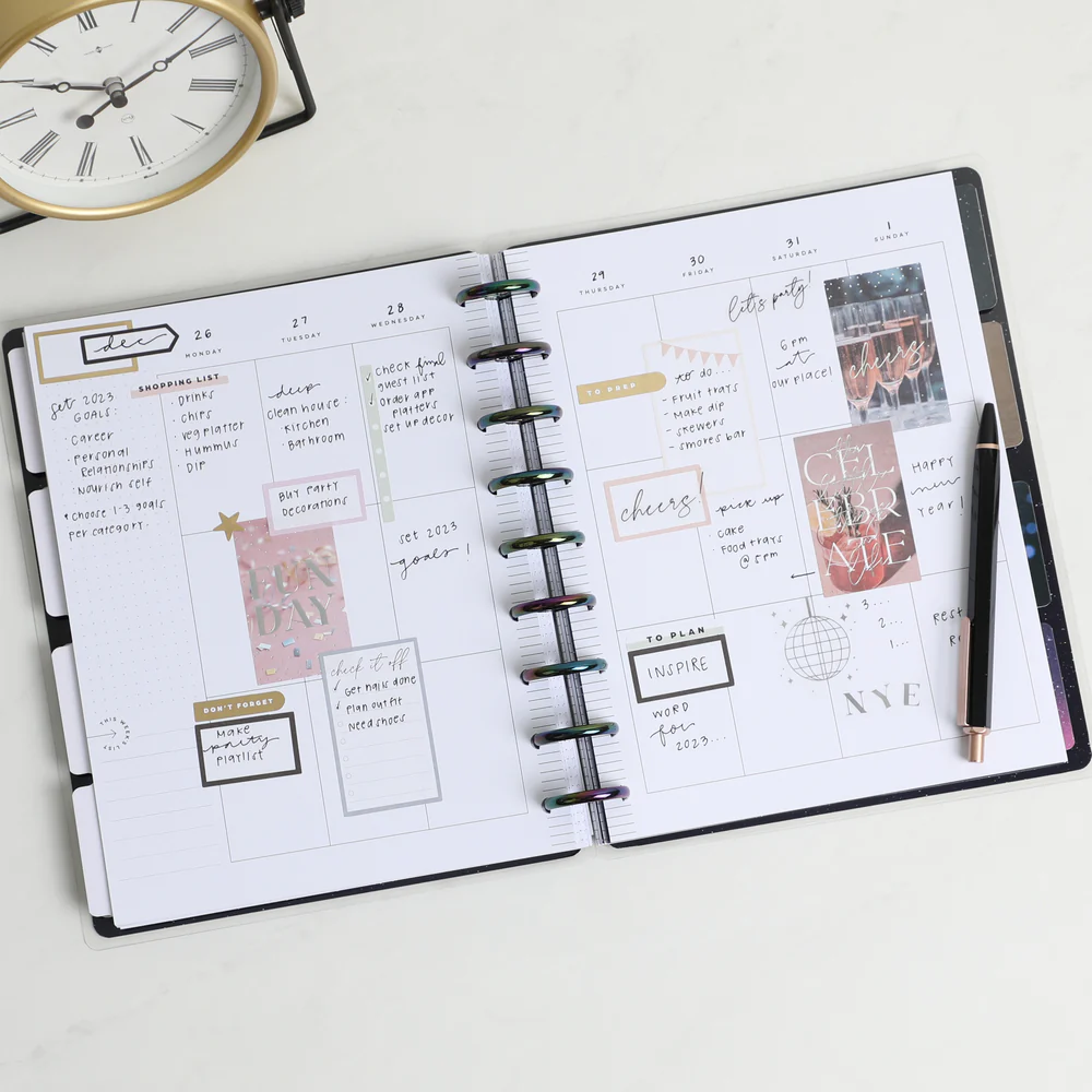 Undated Look to the Stars Happy Planner - Classic Vertical Layout - 12 Months - Image 3