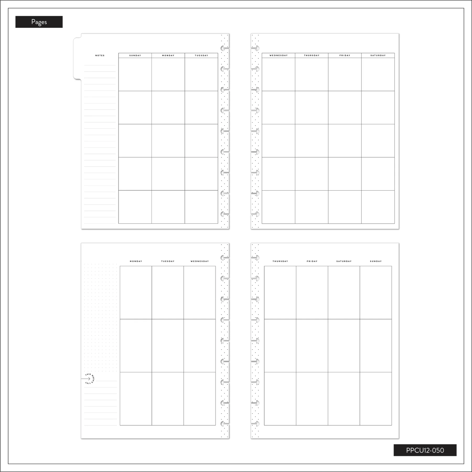 Undated Look to the Stars Happy Planner - Classic Vertical Layout - 12 Months - Image 9