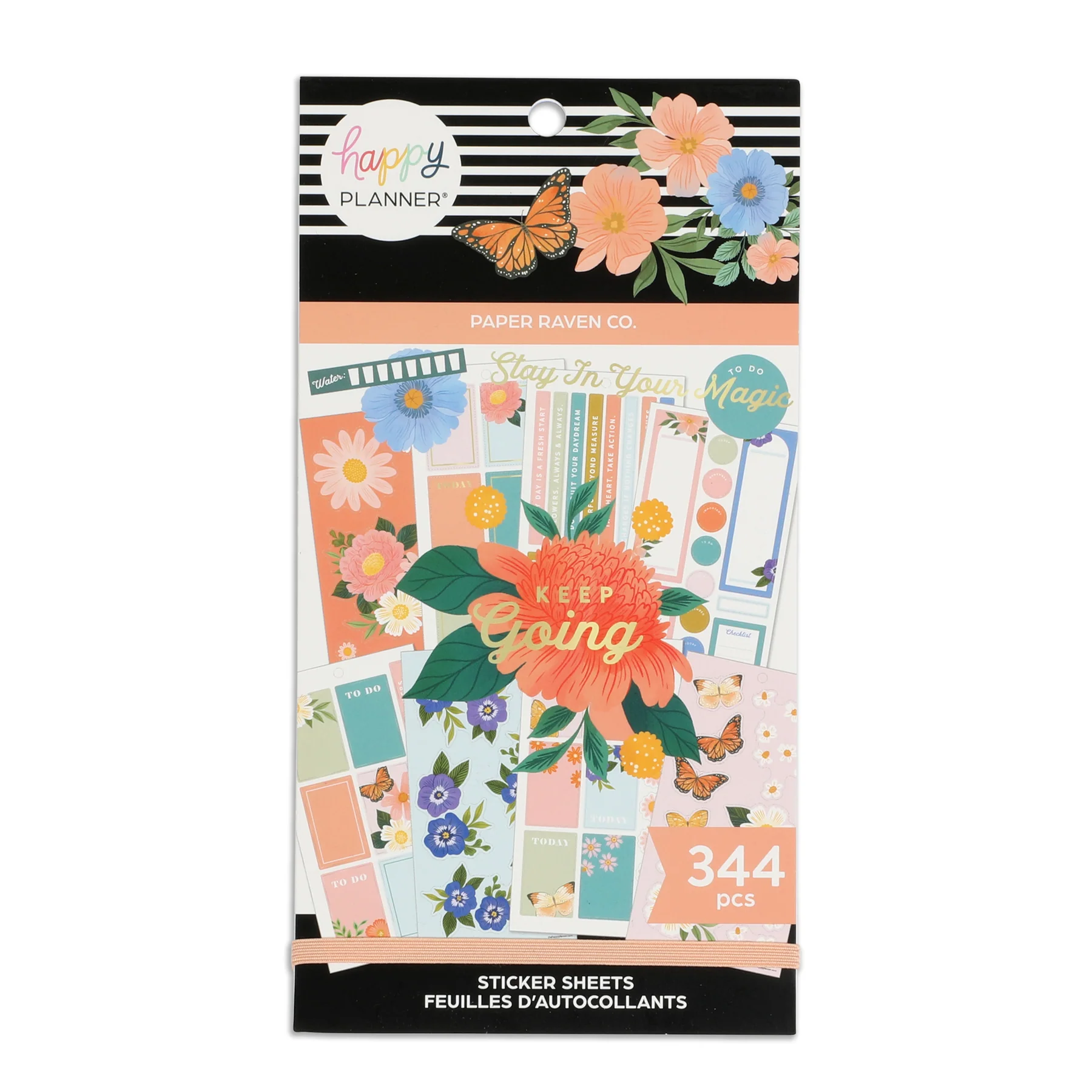 Happy Planner x Paper Raven Co. Value Pack Stickers - Bright Florals