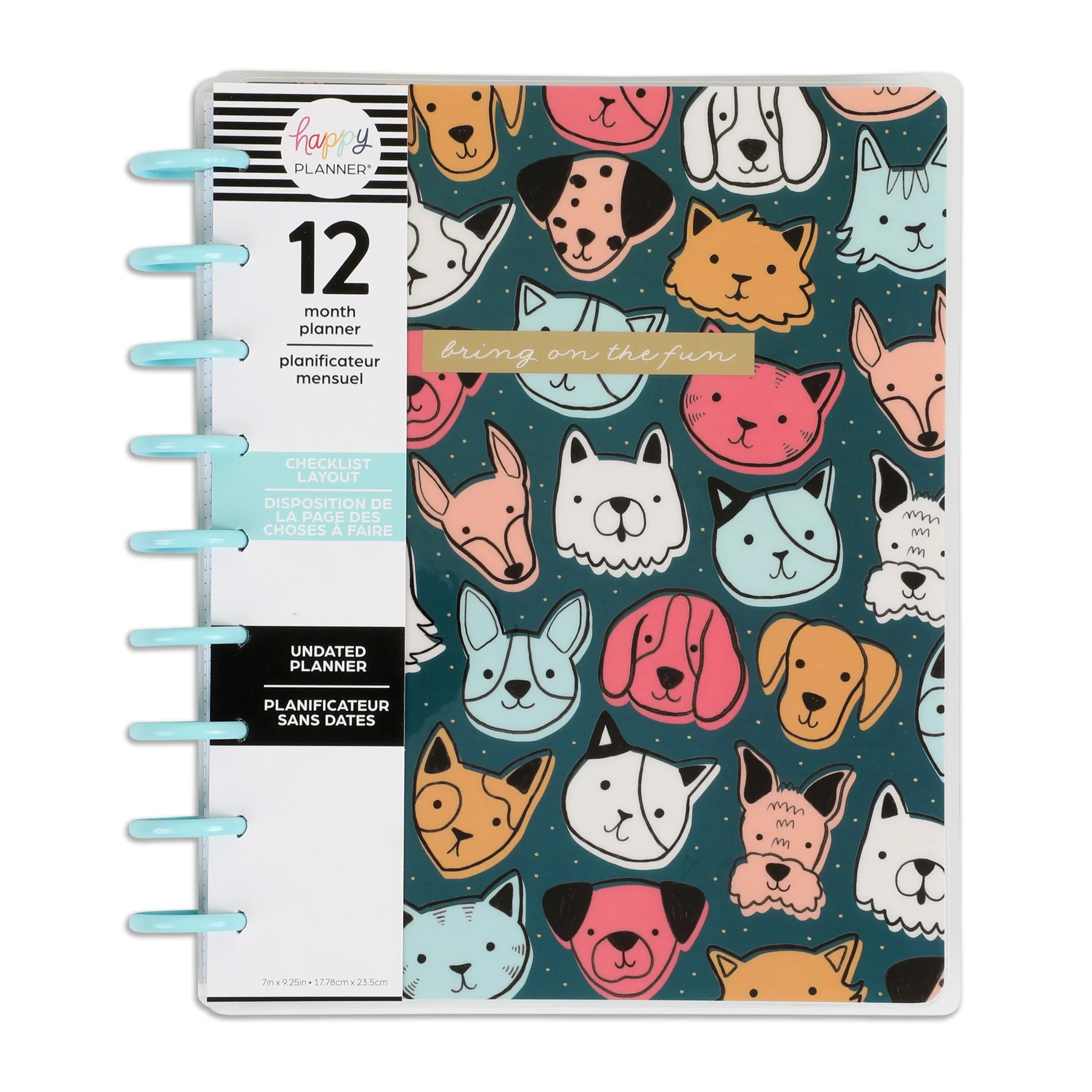Undated Playful Pets Happy Planner - Classic Checklist Layout - 12 Months - Image 10