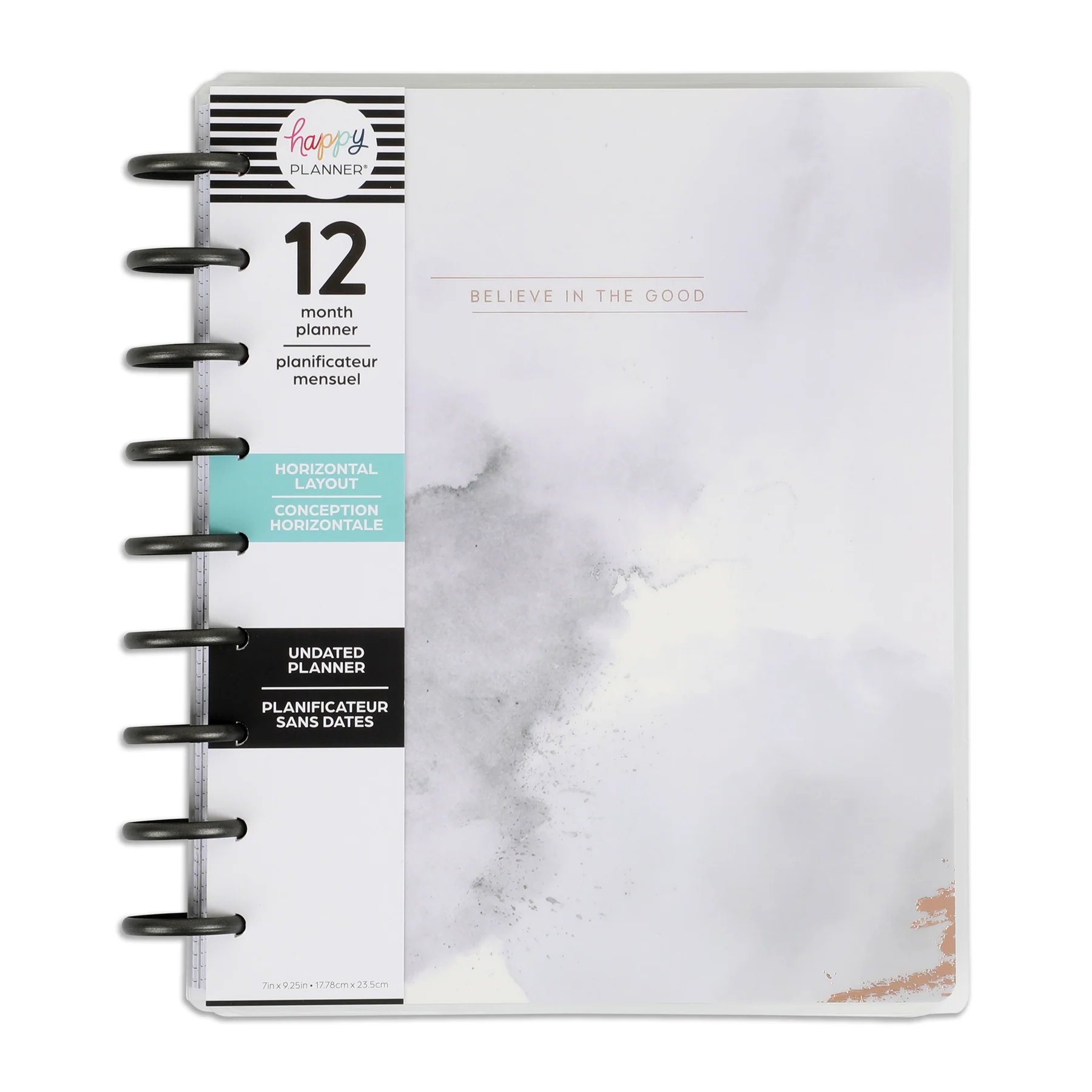 Undated Soft Watercolor Happy Planner - Classic Horizontal Layout - 12 Months - Image 11