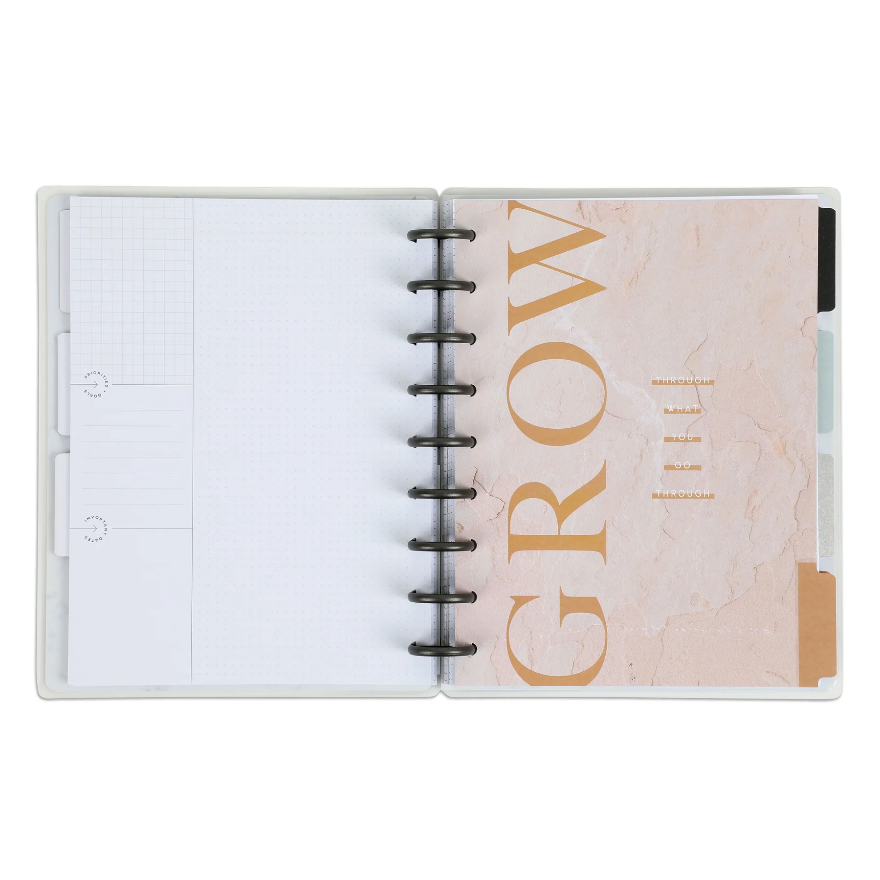 Undated Soft Watercolor Happy Planner - Classic Horizontal Layout - 12 Months - Image 2