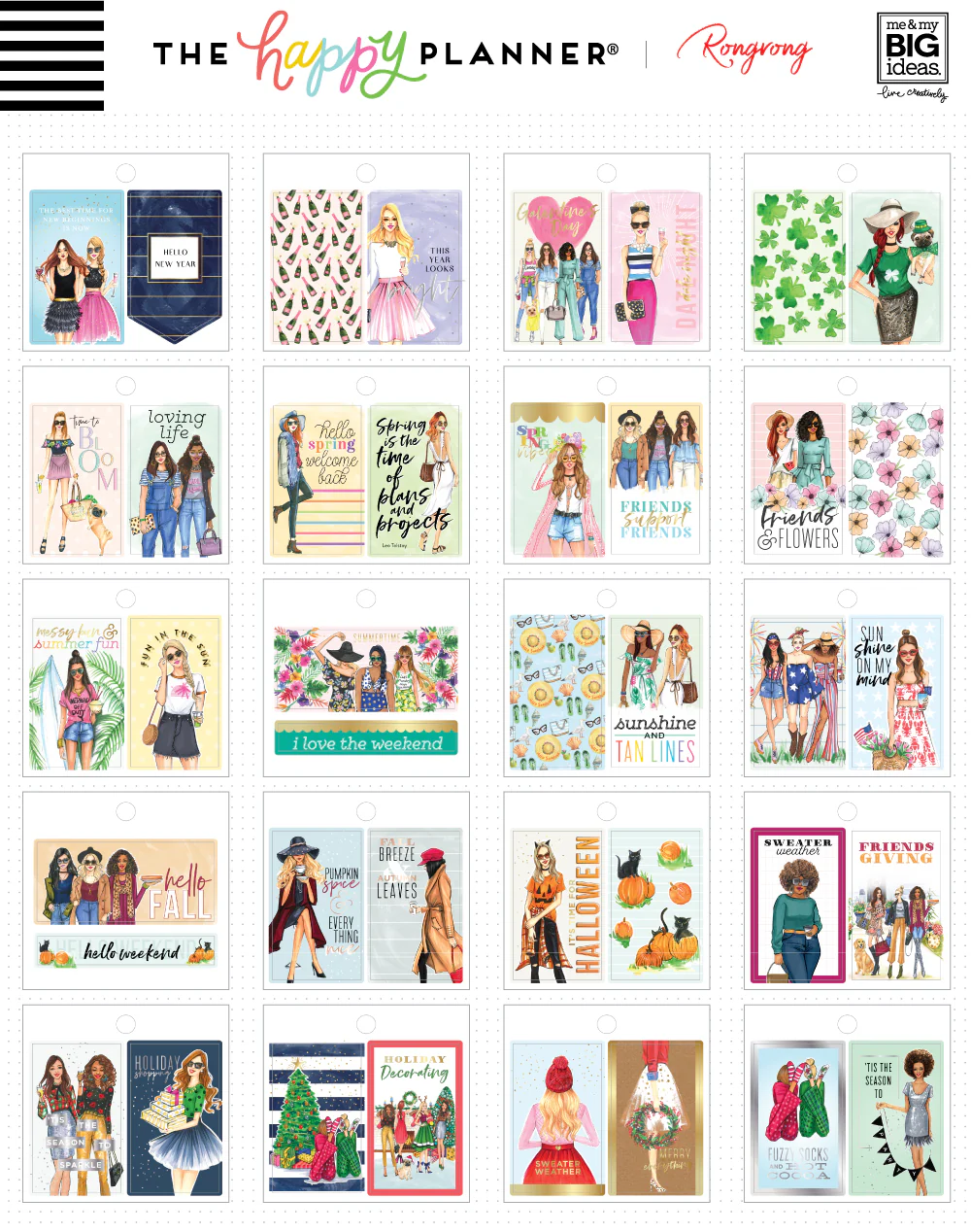 Tiny Sticker Pad - Rongrong - Seasonal - Image 2