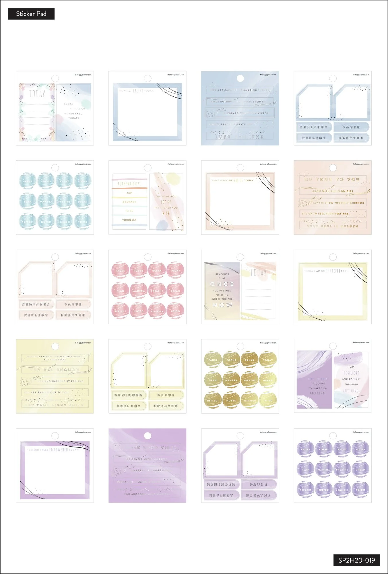 Tiny Sticker Pad - Wellness Warrior - Image 2