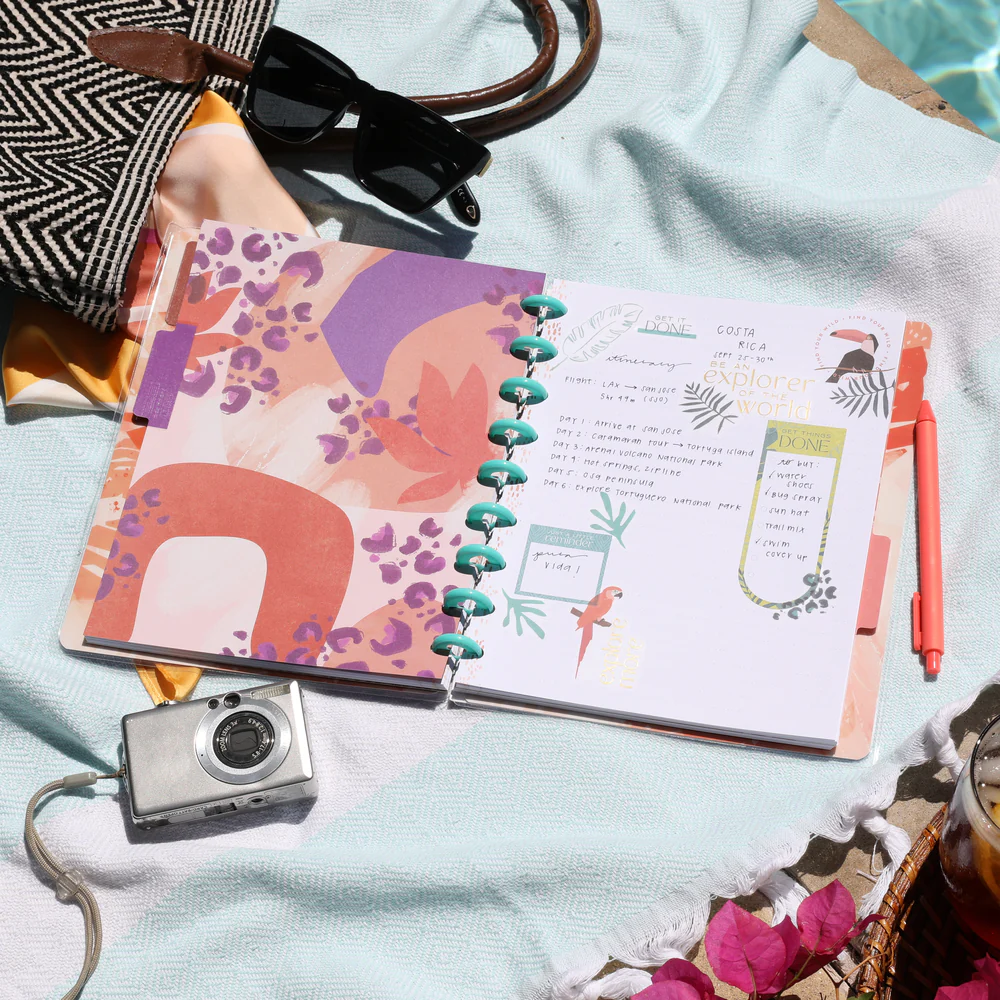 Tropical Boho Classic Notebook - Dot Lined Pages - 60 Sheets - Image 3
