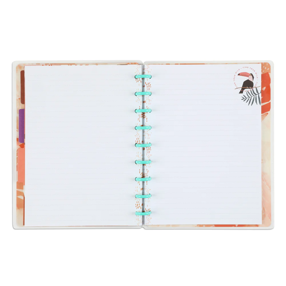 Tropical Boho Classic Notebook - Dot Lined Pages - 60 Sheets - Image 5