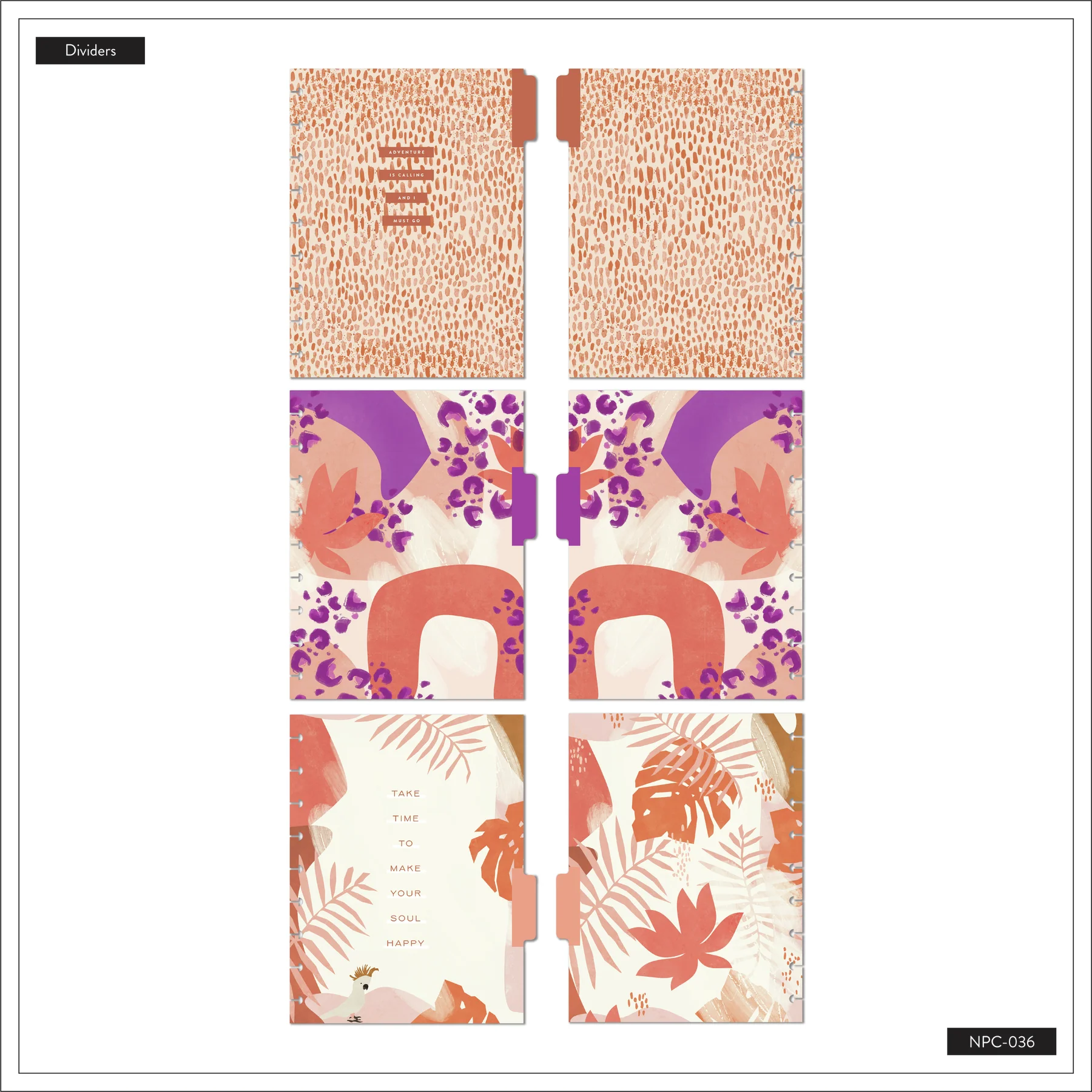 Tropical Boho Classic Notebook - Dot Lined Pages - 60 Sheets - Image 6