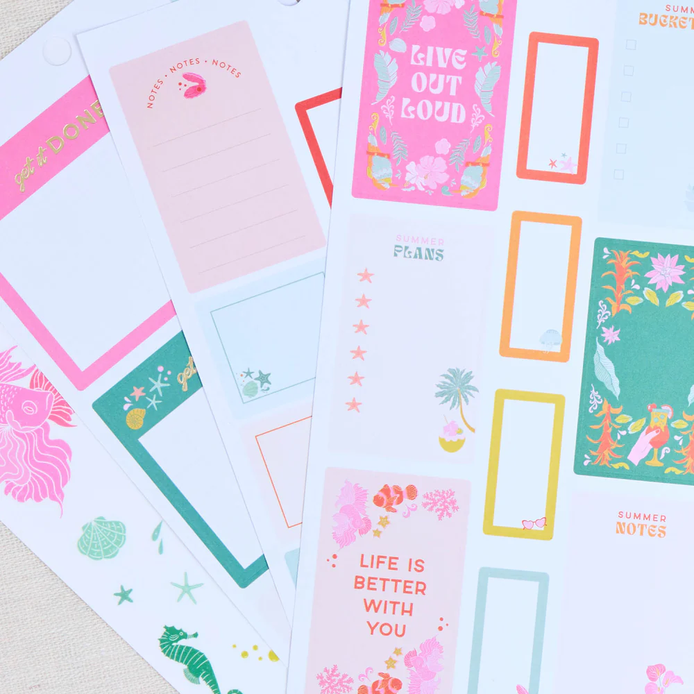 Tropical Florals - Value Pack Stickers - Image 3