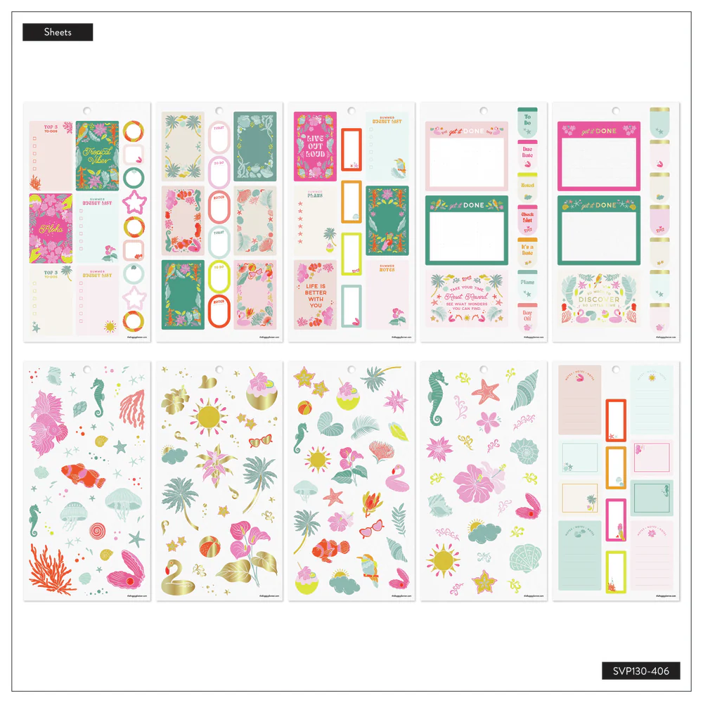 Tropical Florals - Value Pack Stickers - Image 6
