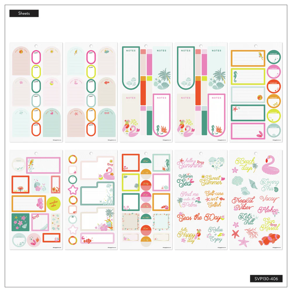 Tropical Florals - Value Pack Stickers - Image 7