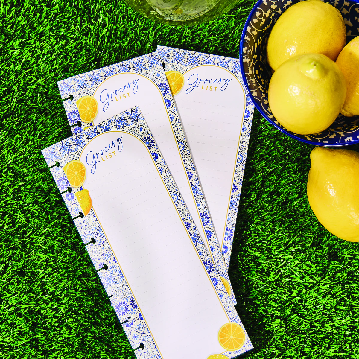 Tuscan Table Meal Planning - Grocery List + Meal Plan Classic Filler Paper - 40 Sheets - Image 14