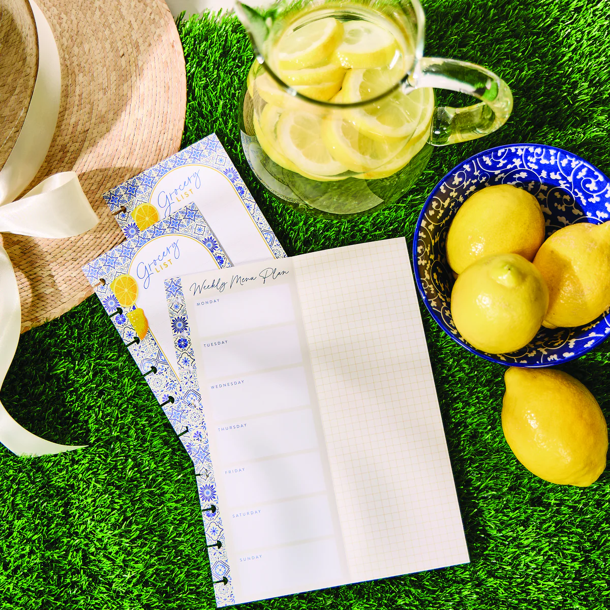 Tuscan Table Meal Planning - Grocery List + Meal Plan Classic Filler Paper - 40 Sheets - Image 15