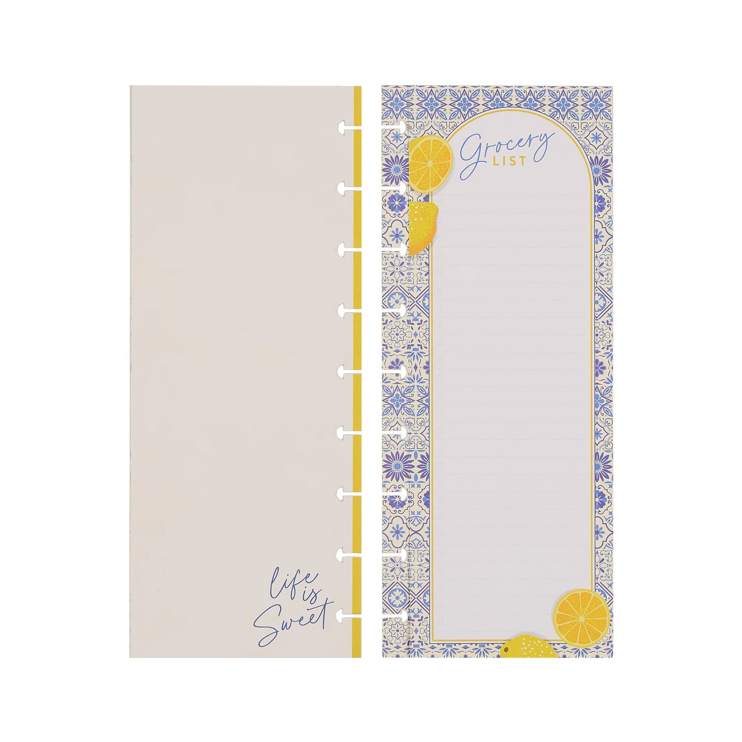 Tuscan Table Meal Planning - Grocery List + Meal Plan Classic Filler Paper - 40 Sheets - Image 20