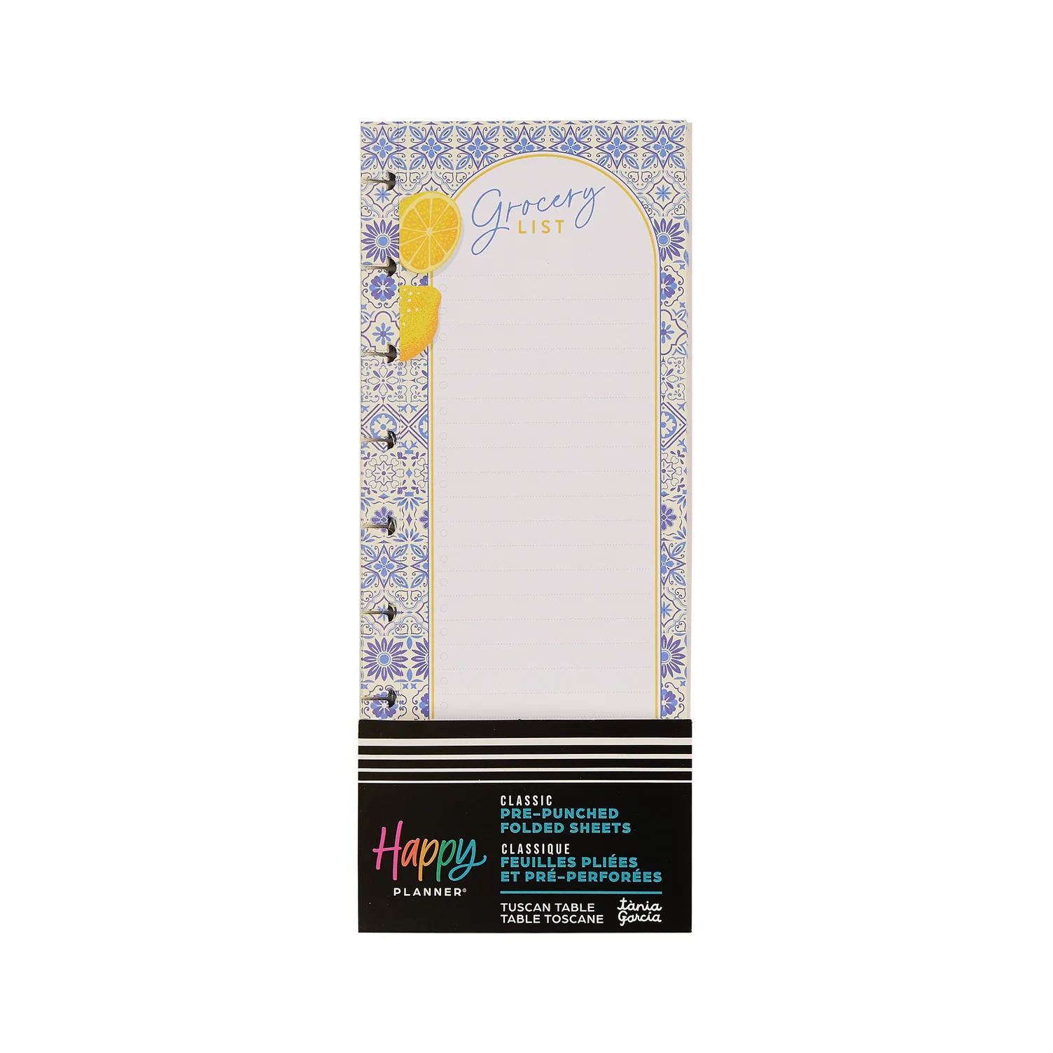 Tuscan Table Meal Planning - Grocery List + Meal Plan Classic Filler Paper - 40 Sheets - Image 23