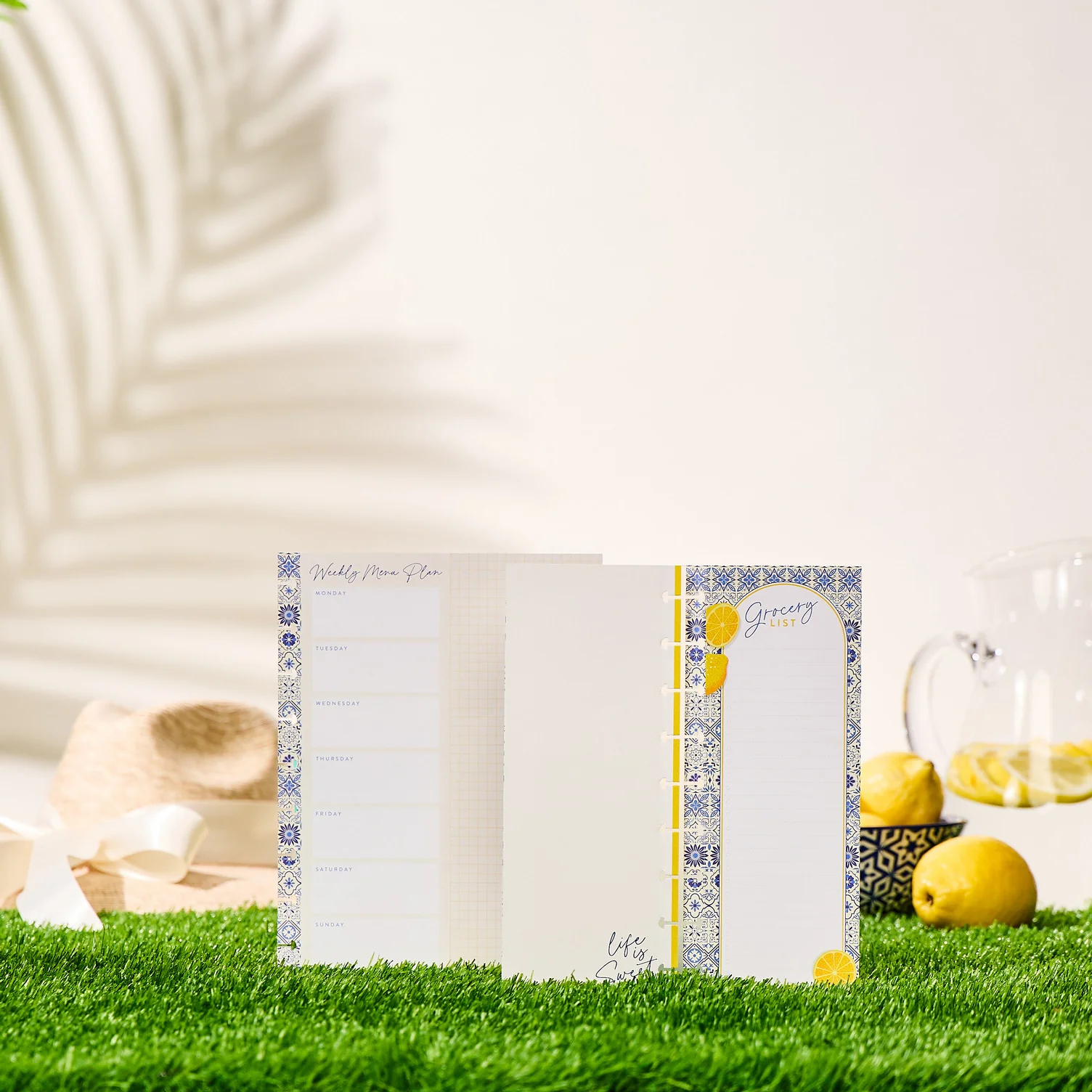 Tuscan Table Meal Planning - Grocery List + Meal Plan Classic Filler Paper - 40 Sheets - Image 3