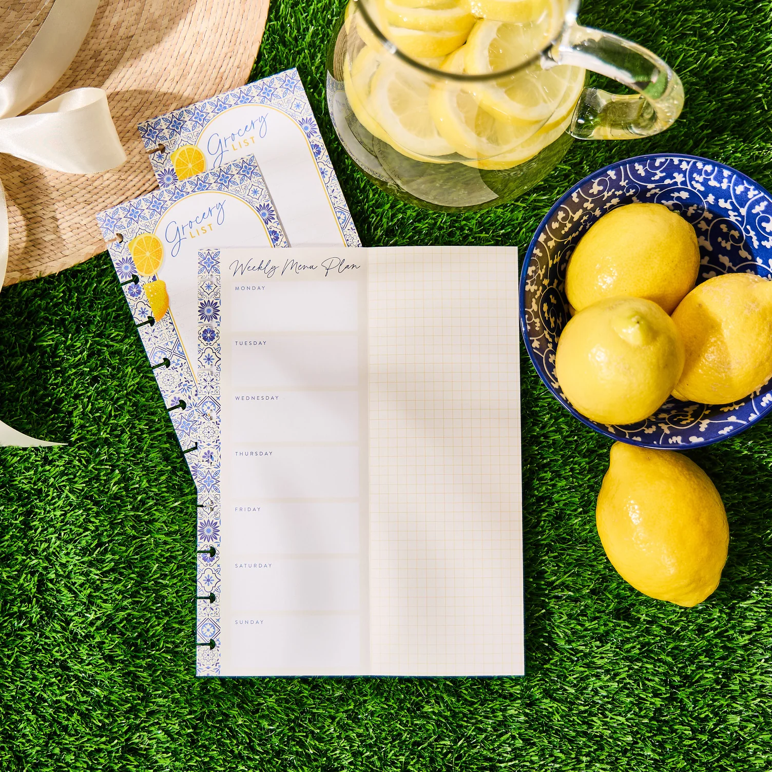Tuscan Table Meal Planning - Grocery List + Meal Plan Classic Filler Paper - 40 Sheets - Image 7
