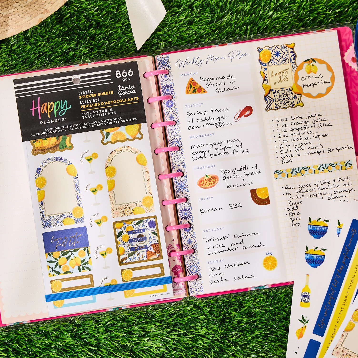 Tuscan Table Meal Planning - Value Pack Stickers - Image 2