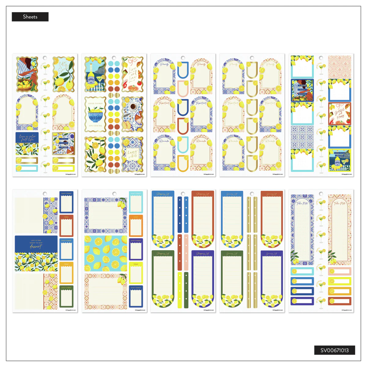 Tuscan Table Meal Planning - Value Pack Stickers - Image 7