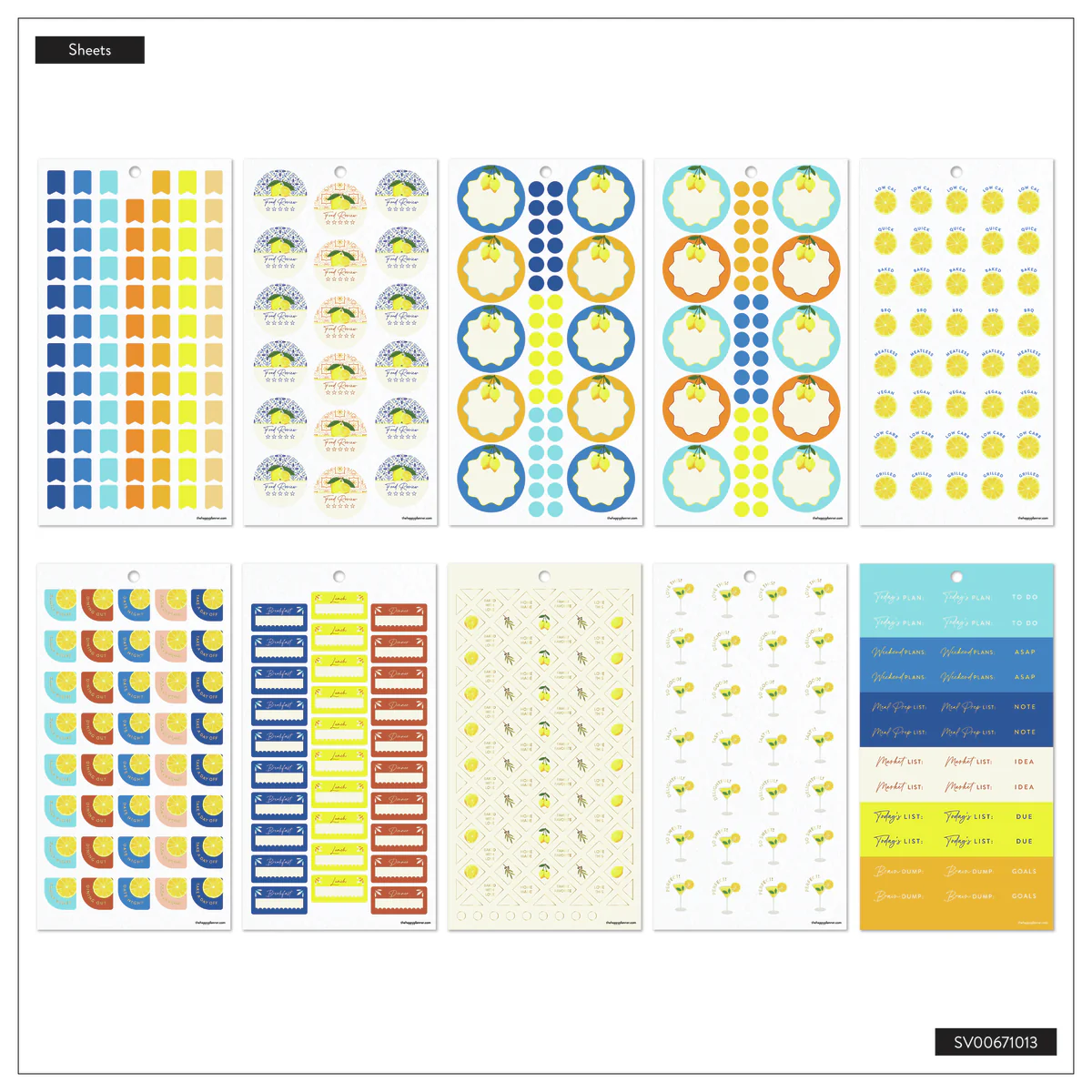 Tuscan Table Meal Planning - Value Pack Stickers - Image 8