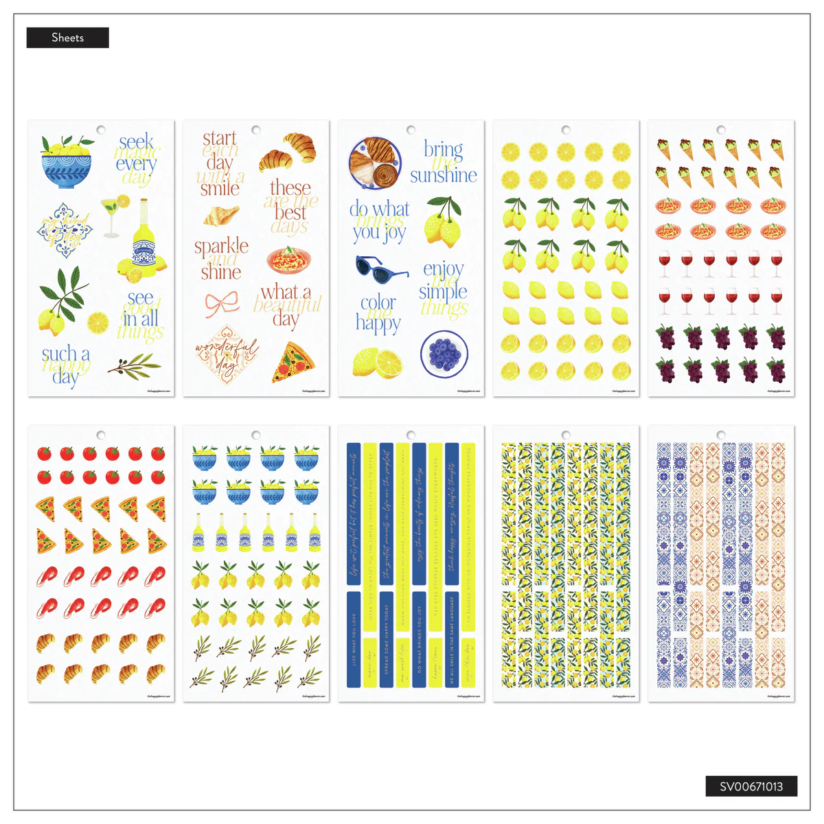 Tuscan Table Meal Planning - Value Pack Stickers - Image 9