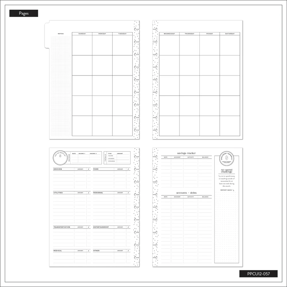 Undated Big Dollar Energy Happy Planner - Classic Budget Layout - 12 Months - Image 10