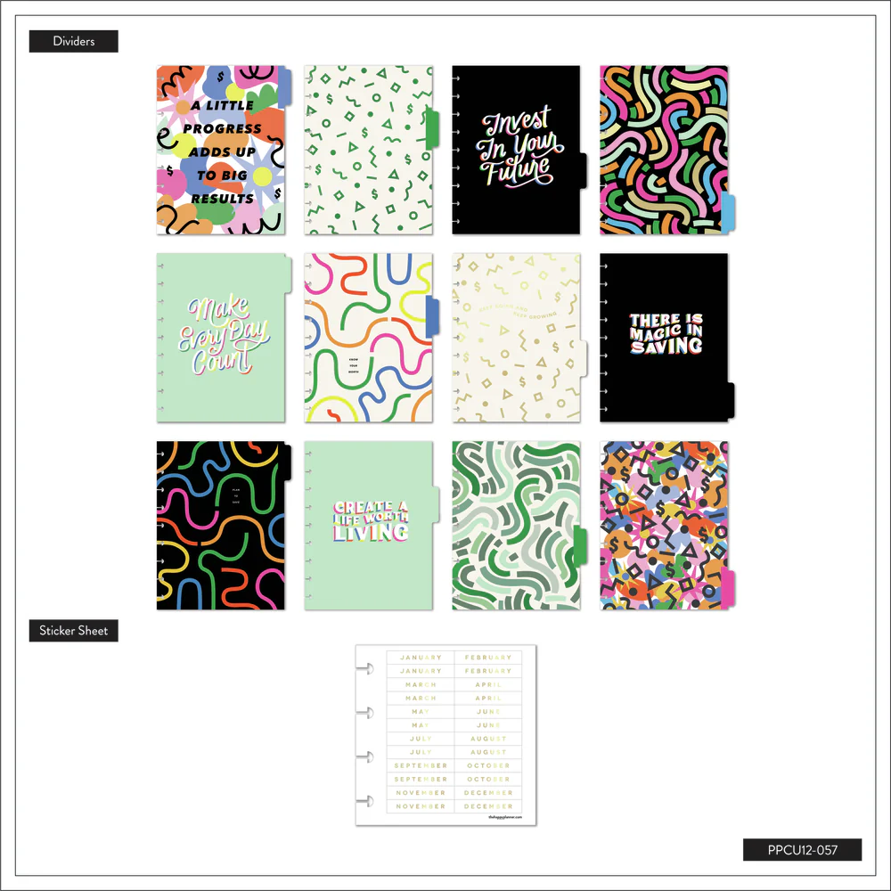 Undated Big Dollar Energy Happy Planner - Classic Budget Layout - 12 Months - Image 9