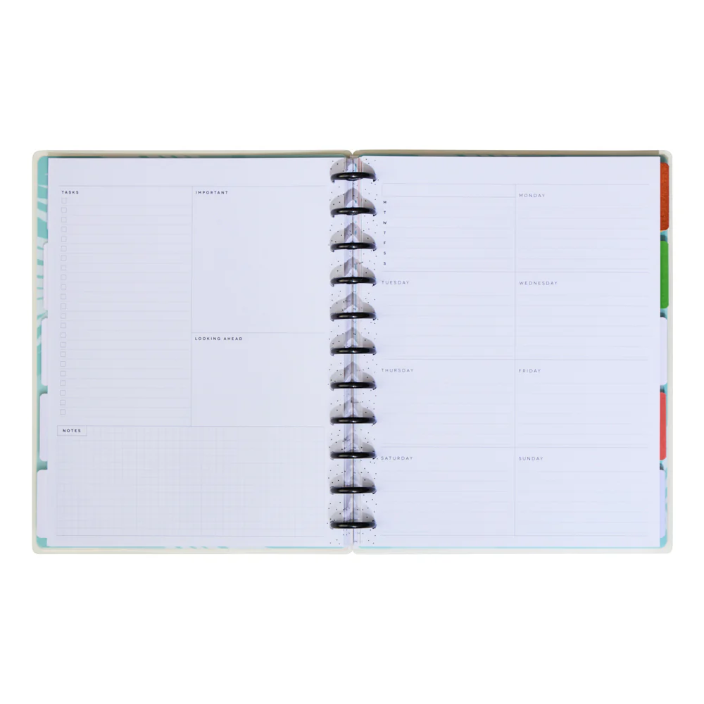 Undated Bold & Botanical Happy Planner - Big Dashboard Layout - 12 Months - Image 5