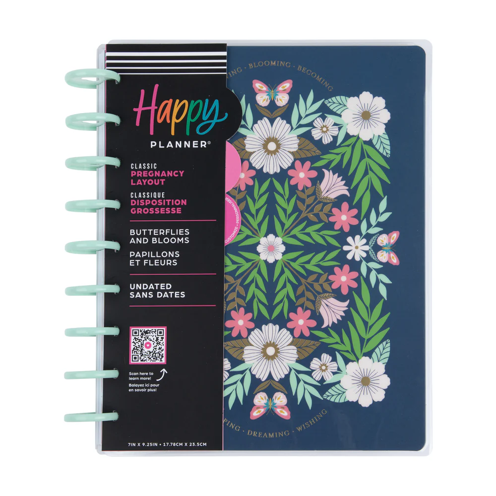 Undated Butterflies and Blooms Pregnancy Happy Planner - Classic Pregnancy Layout - 9 Months - Image 11