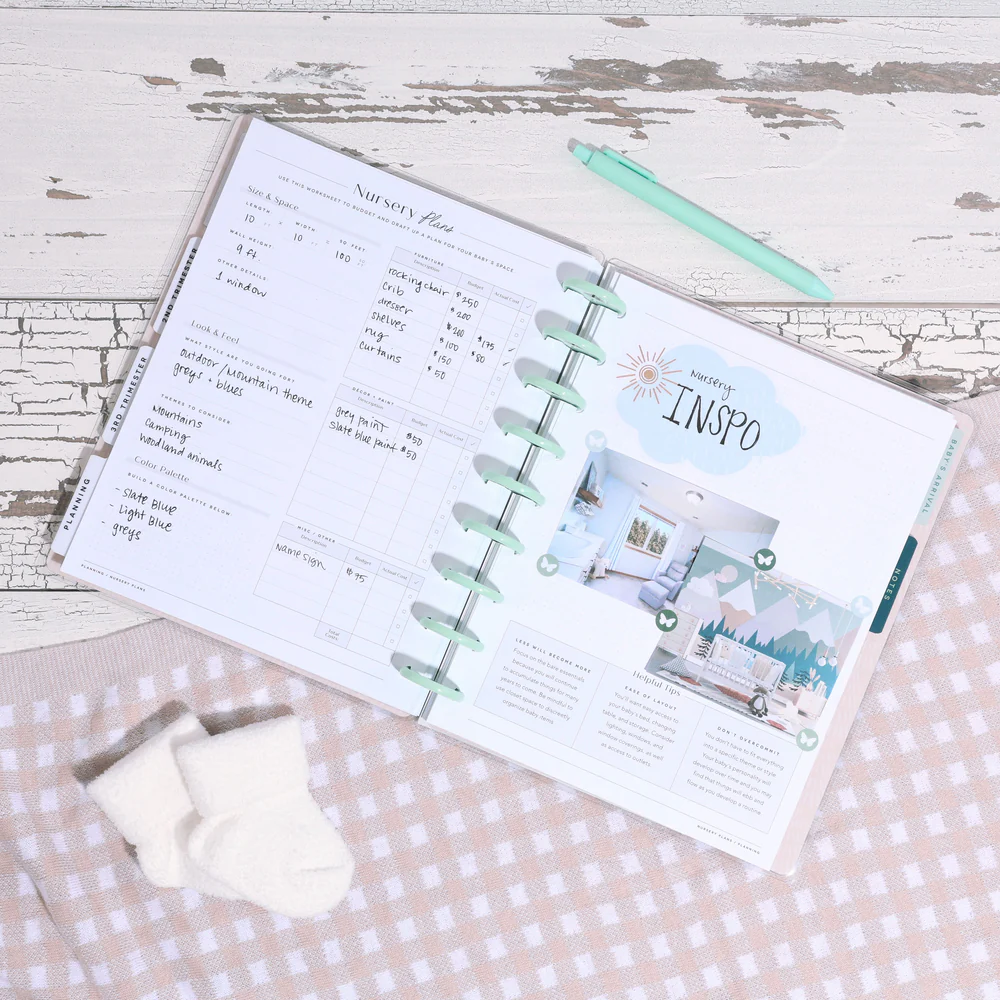 Undated Butterflies and Blooms Pregnancy Happy Planner - Classic Pregnancy Layout - 9 Months - Image 7