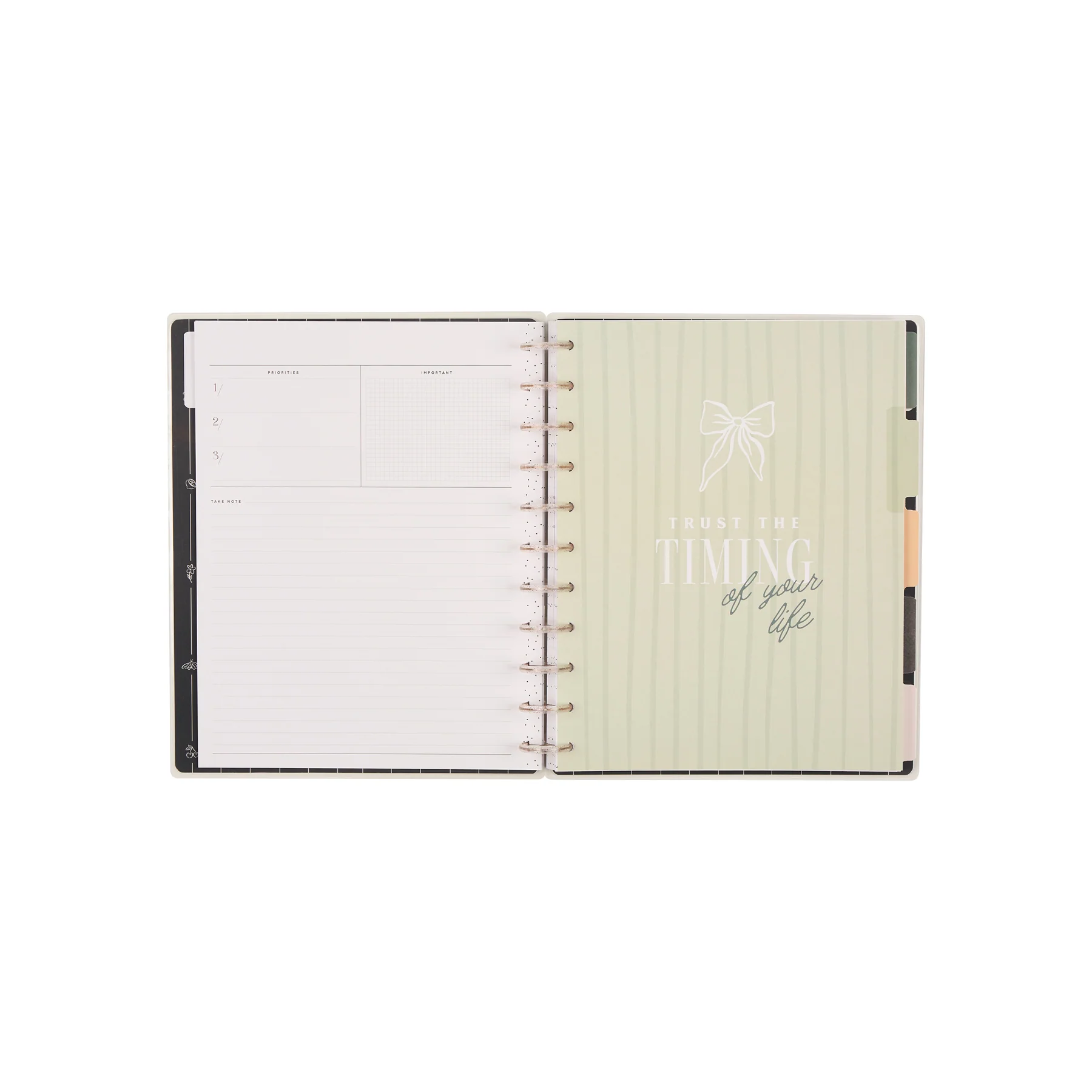 Undated Café Coquette Customizable Planner - Big Horizontal Layout - 12 Months - Image 10