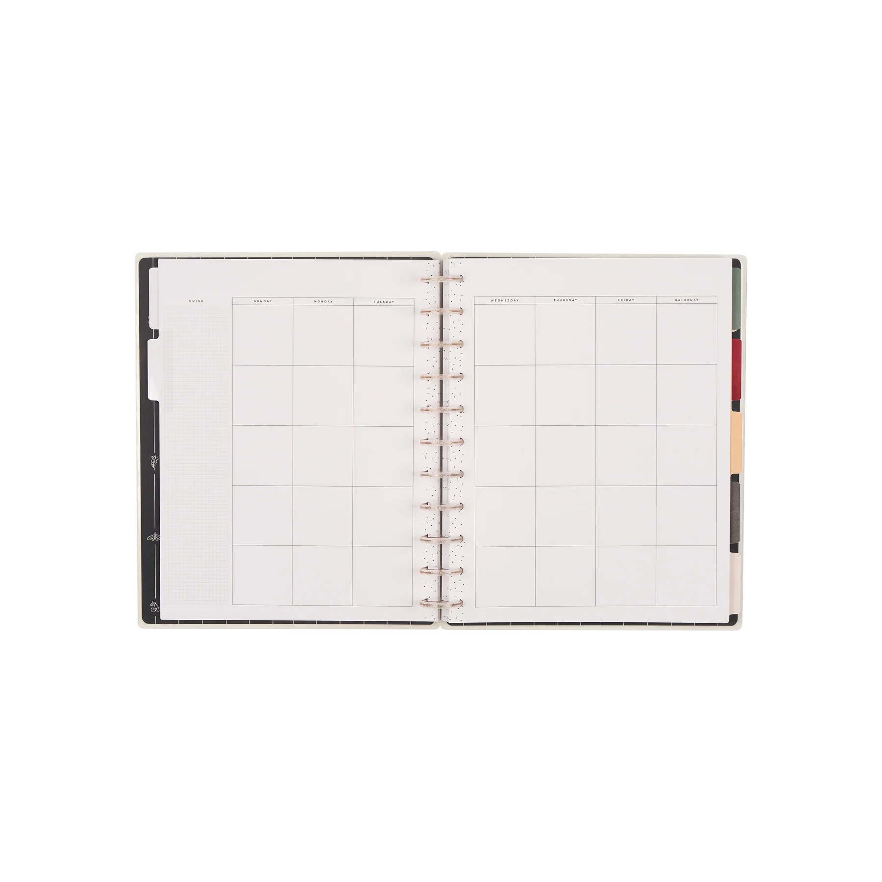 Undated Café Coquette Customizable Planner - Big Horizontal Layout - 12 Months - Image 11