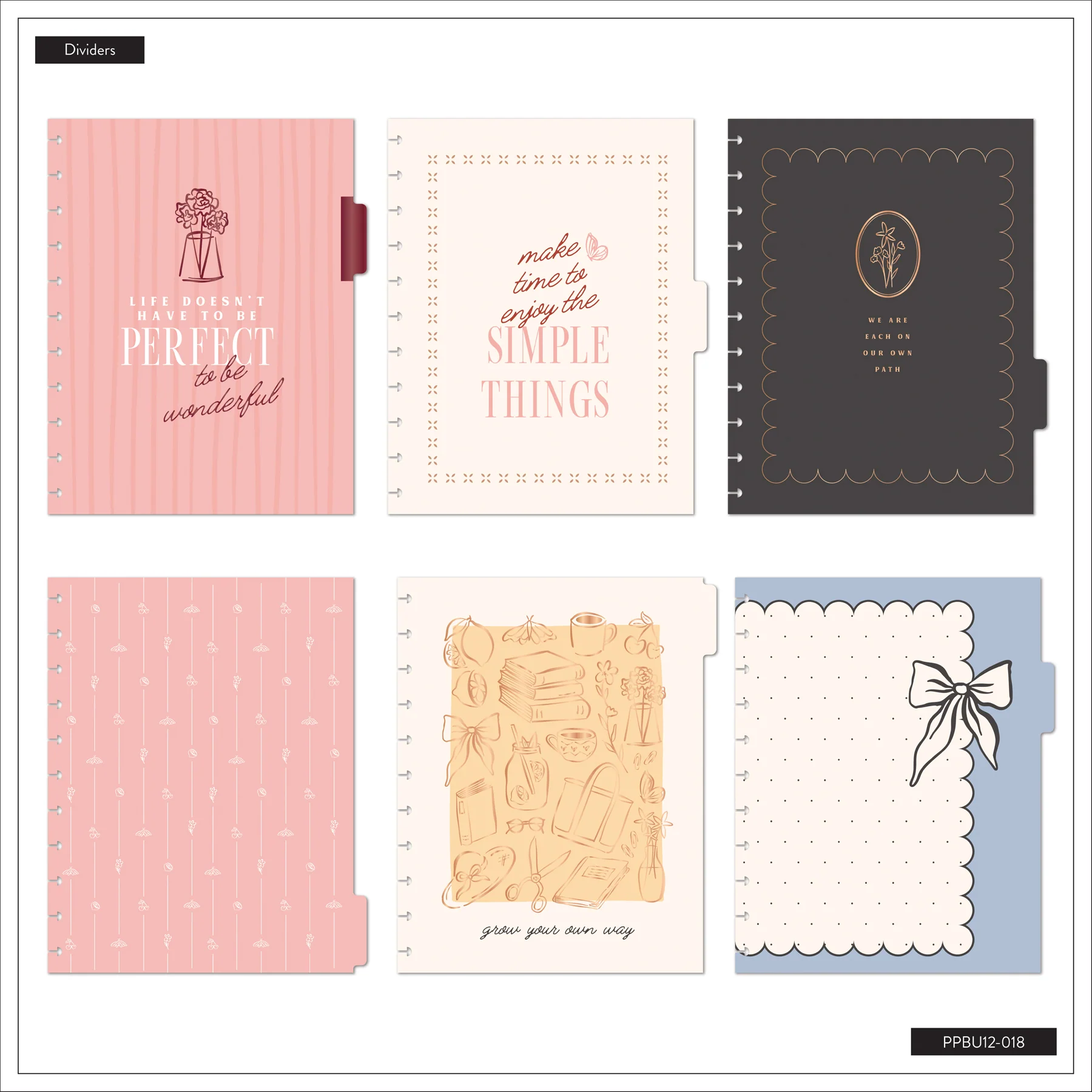 Undated Café Coquette Customizable Planner - Big Horizontal Layout - 12 Months - Image 14