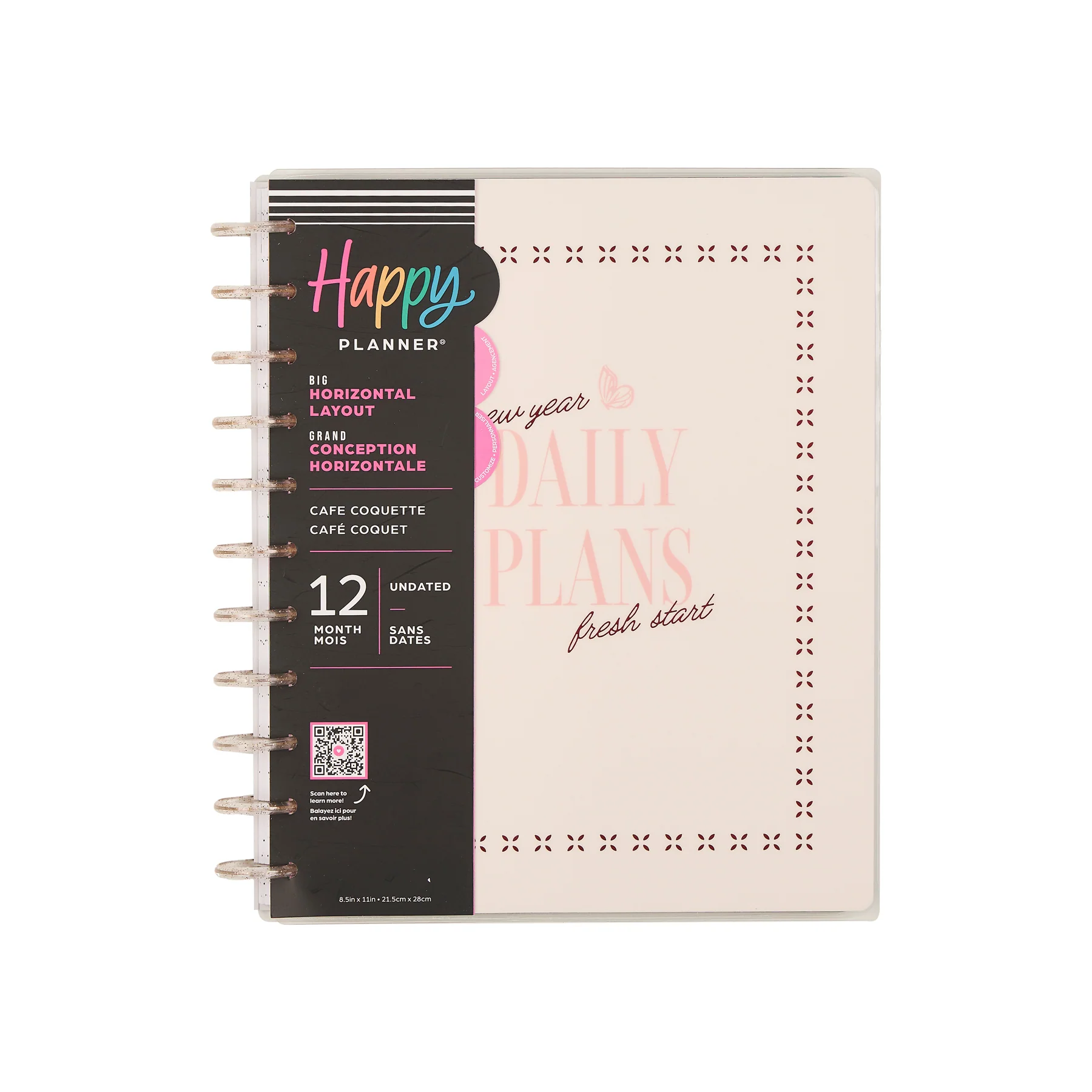 Undated Café Coquette Customizable Planner - Big Horizontal Layout - 12 Months - Image 16