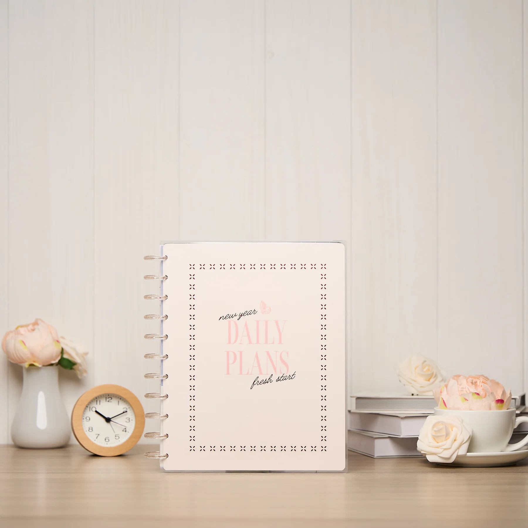 Undated Café Coquette Customizable Planner - Big Horizontal Layout - 12 Months - Image 3