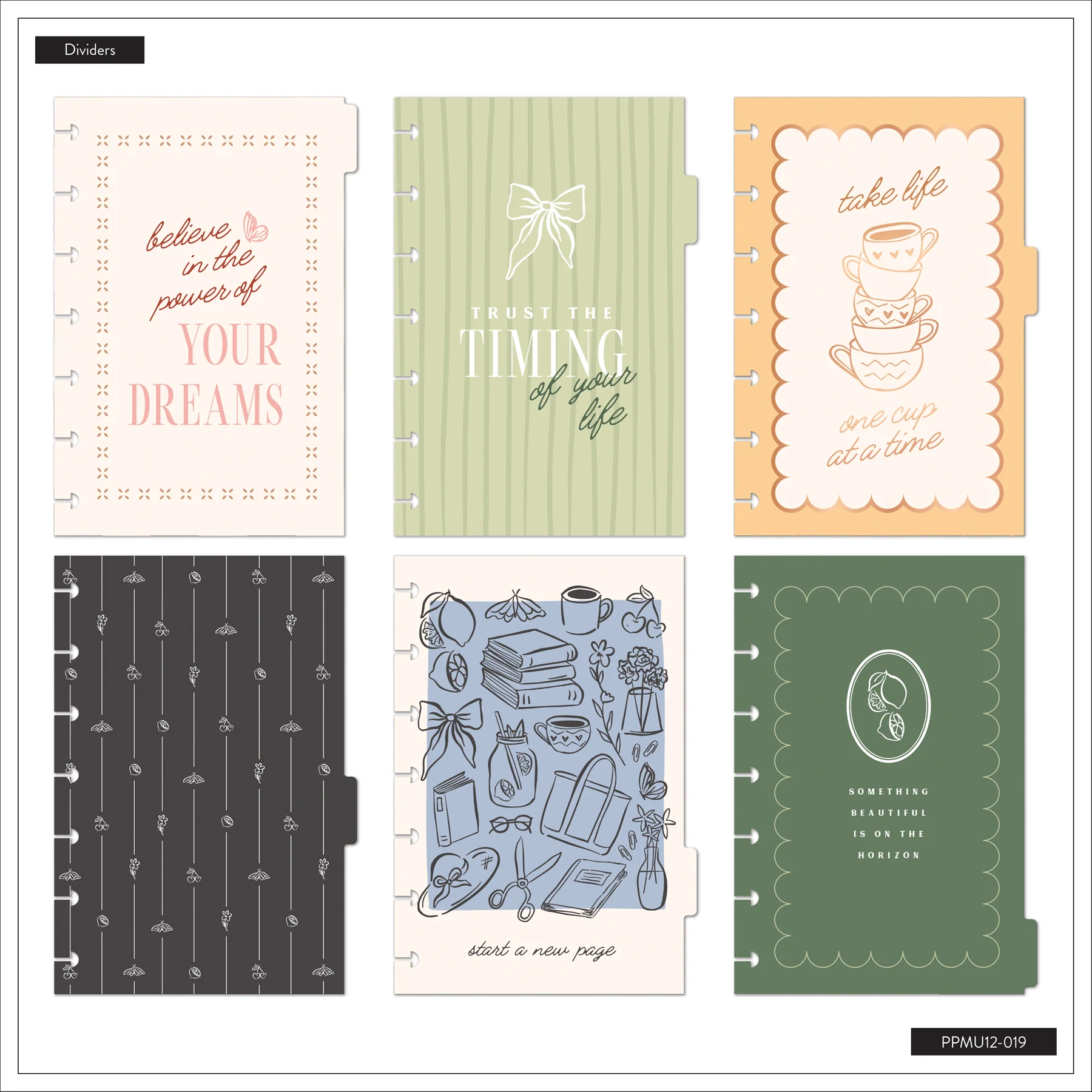 Undated Café Coquette Customizable Planner - Mini Dashboard Layout - 12 Months - Image 14
