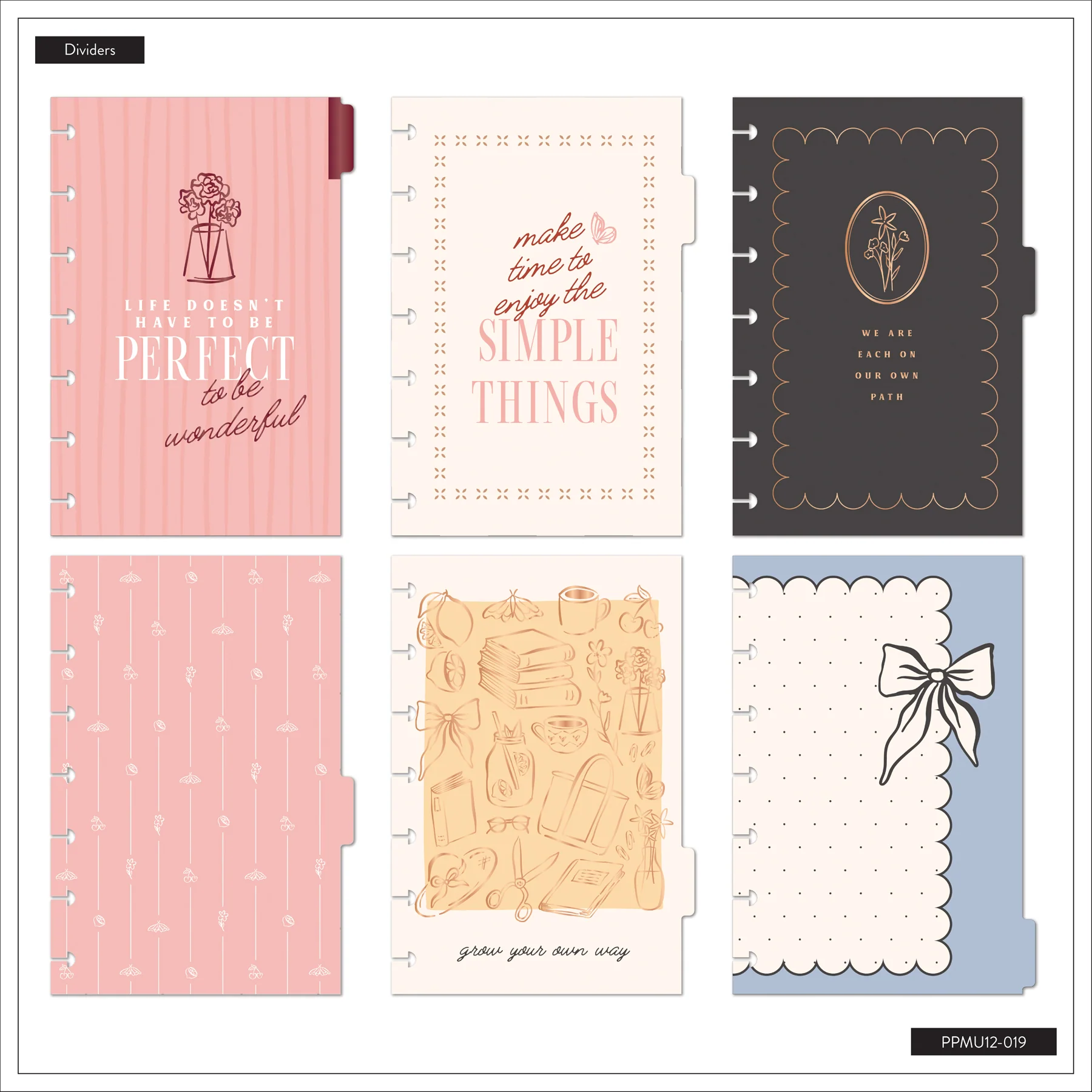 Undated Café Coquette Customizable Planner - Mini Dashboard Layout - 12 Months - Image 15